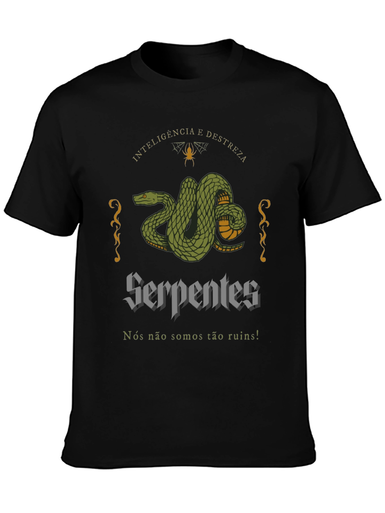 Serpentes T-Shirt: Intelligence and Dexterity Snake Design
