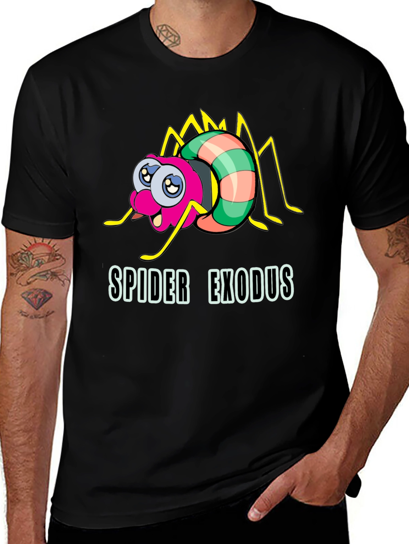 Spider Exodus Black T-Shirt