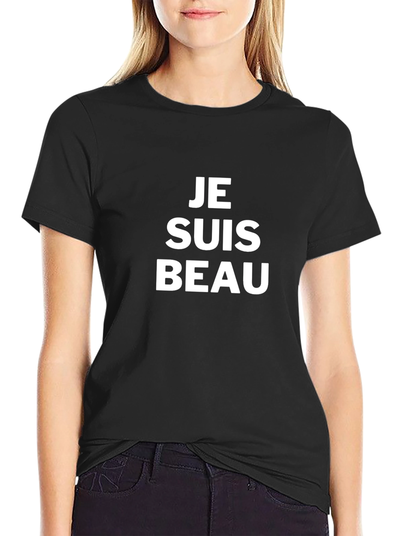 Je Suis Beau T-Shirt - French Phrase Graphic Tee