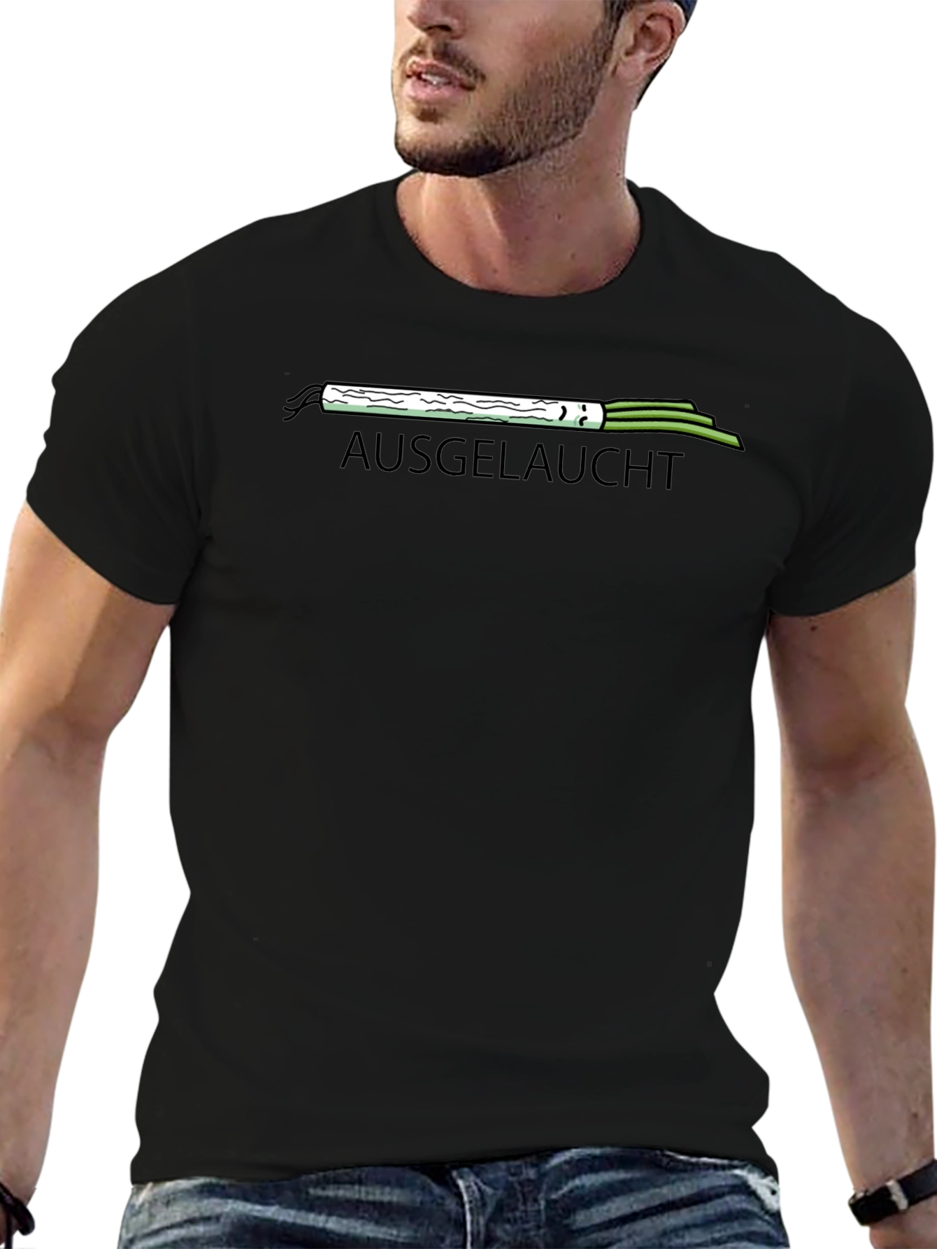 Ausgelaucht Leek T-Shirt - Funny German Graphic Tee