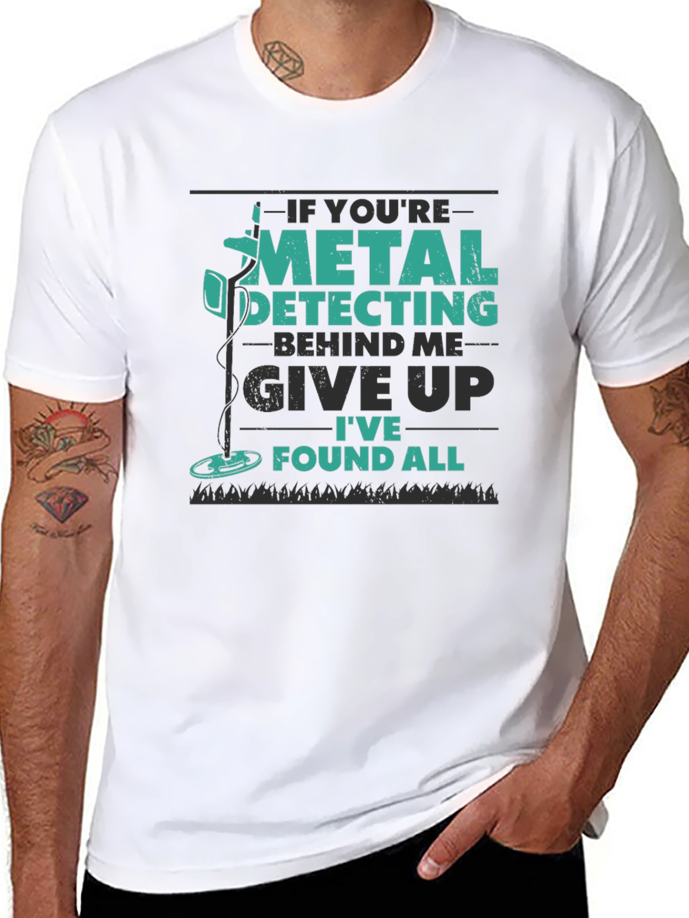 Metal Detecting T-Shirt: Give Up Ive Found All!