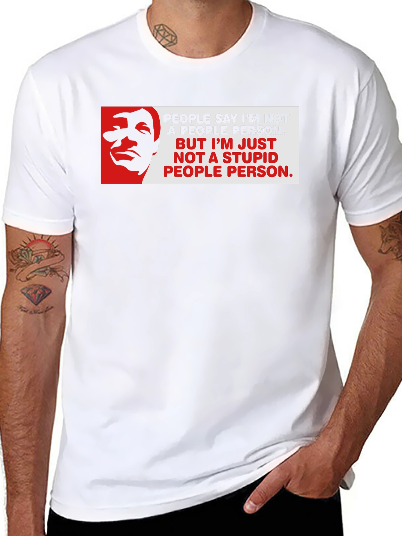 Funny Not a People Person Graphic T-Shirt