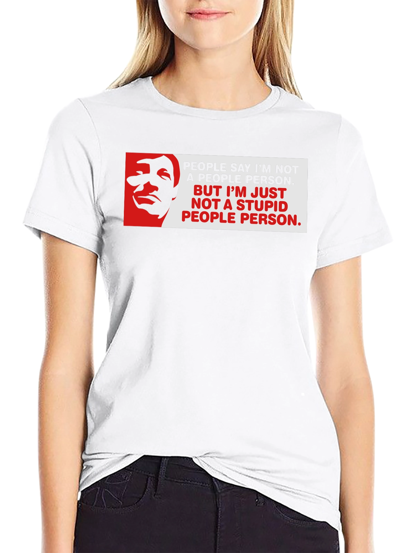Funny Not a People Person Graphic T-Shirt