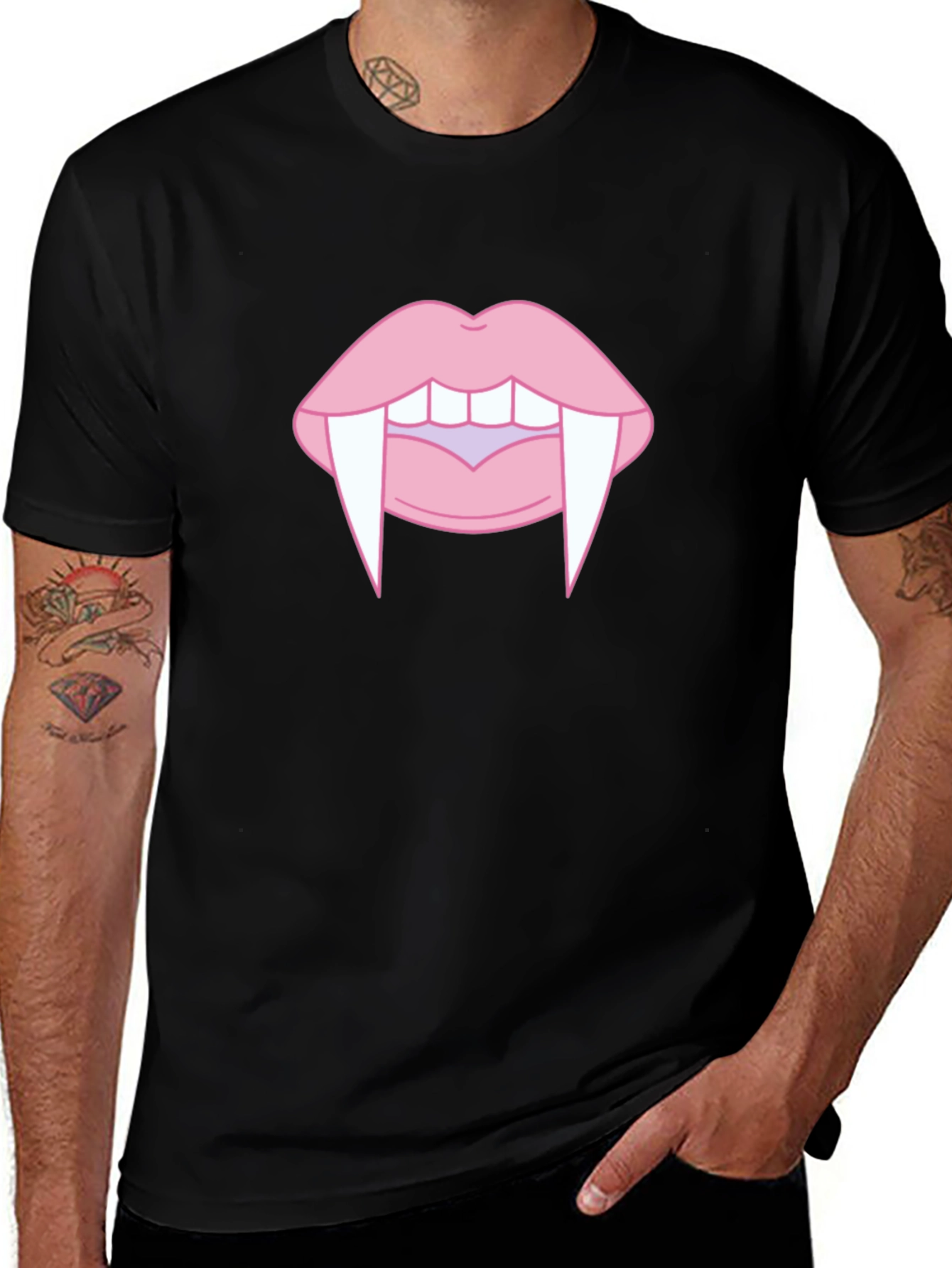 Vampire Lips Graphic Tee