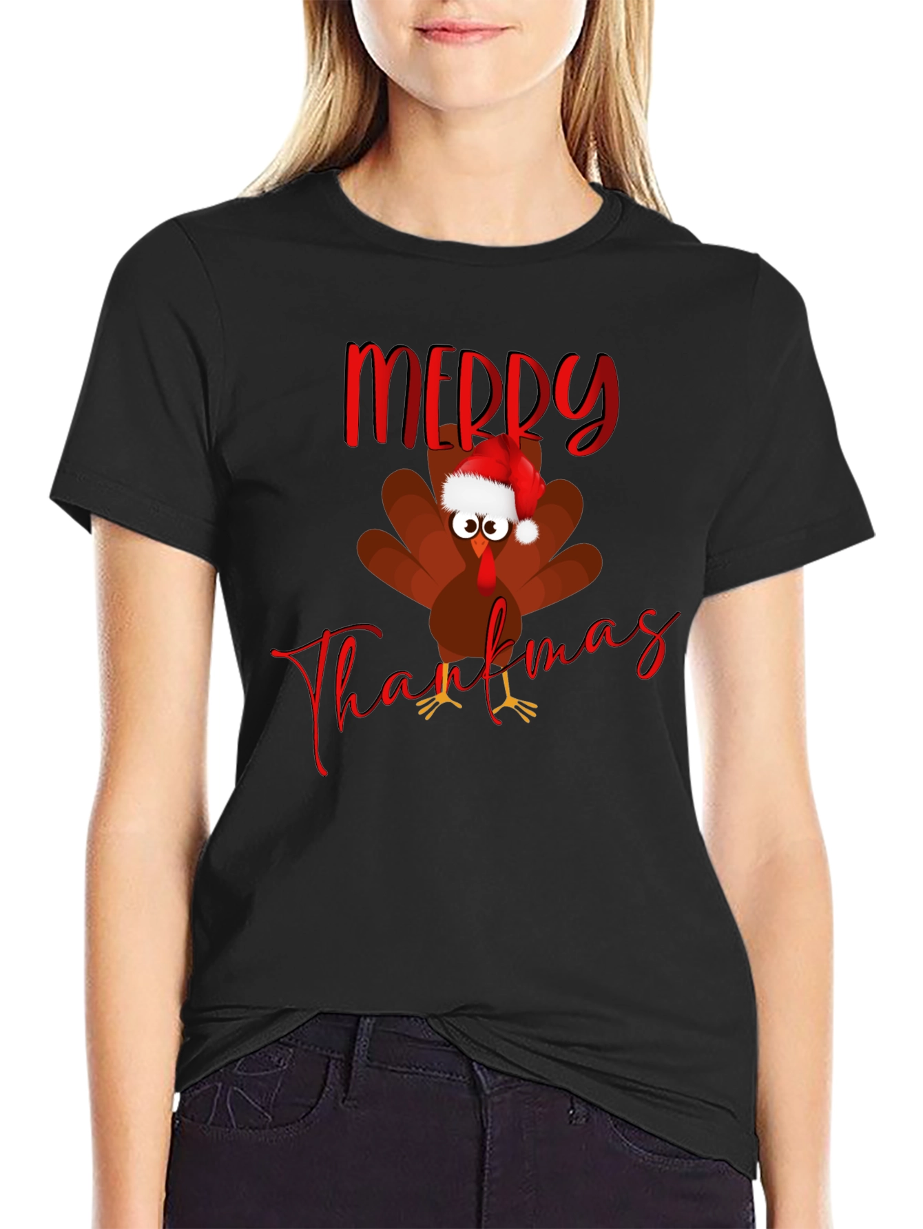 Merry Thankmas Turkey Holiday T-Shirt