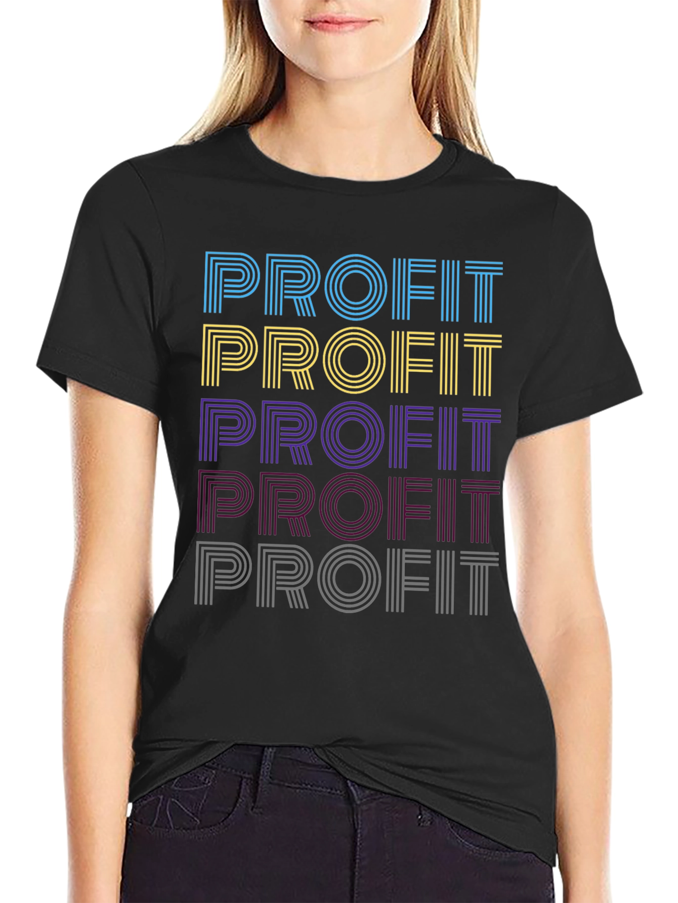 Retro Profit Graphic Tee - Unisex T-Shirt