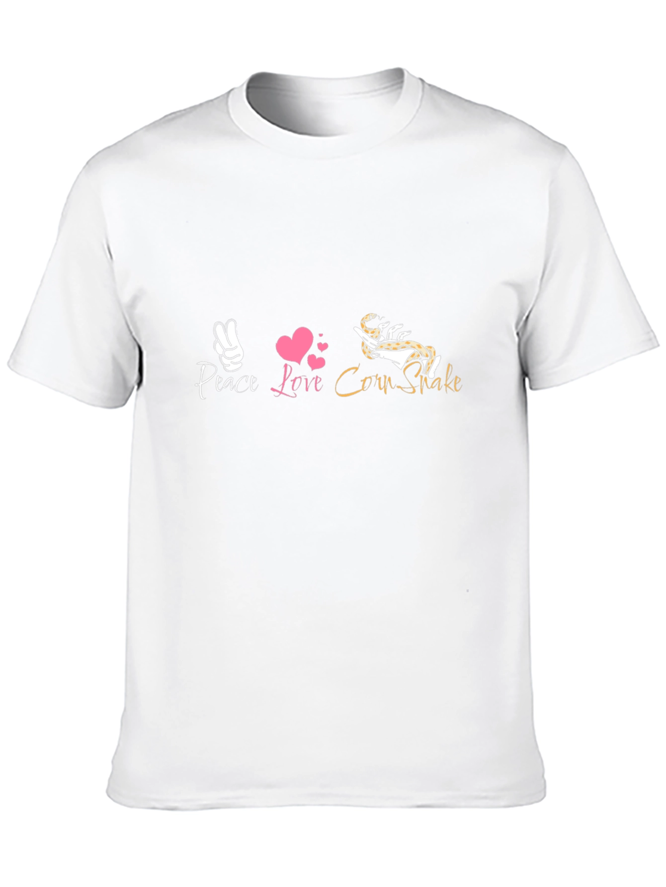 Peace Love Corn Snake T-Shirt
