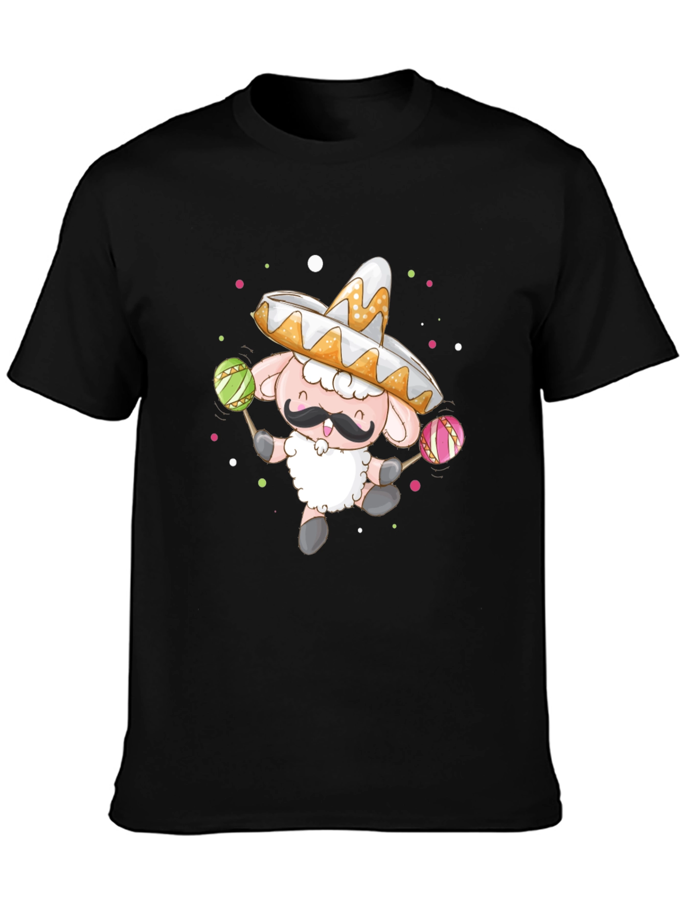 Fiesta Sheep T-Shirt - Playful Cinco de Mayo Style