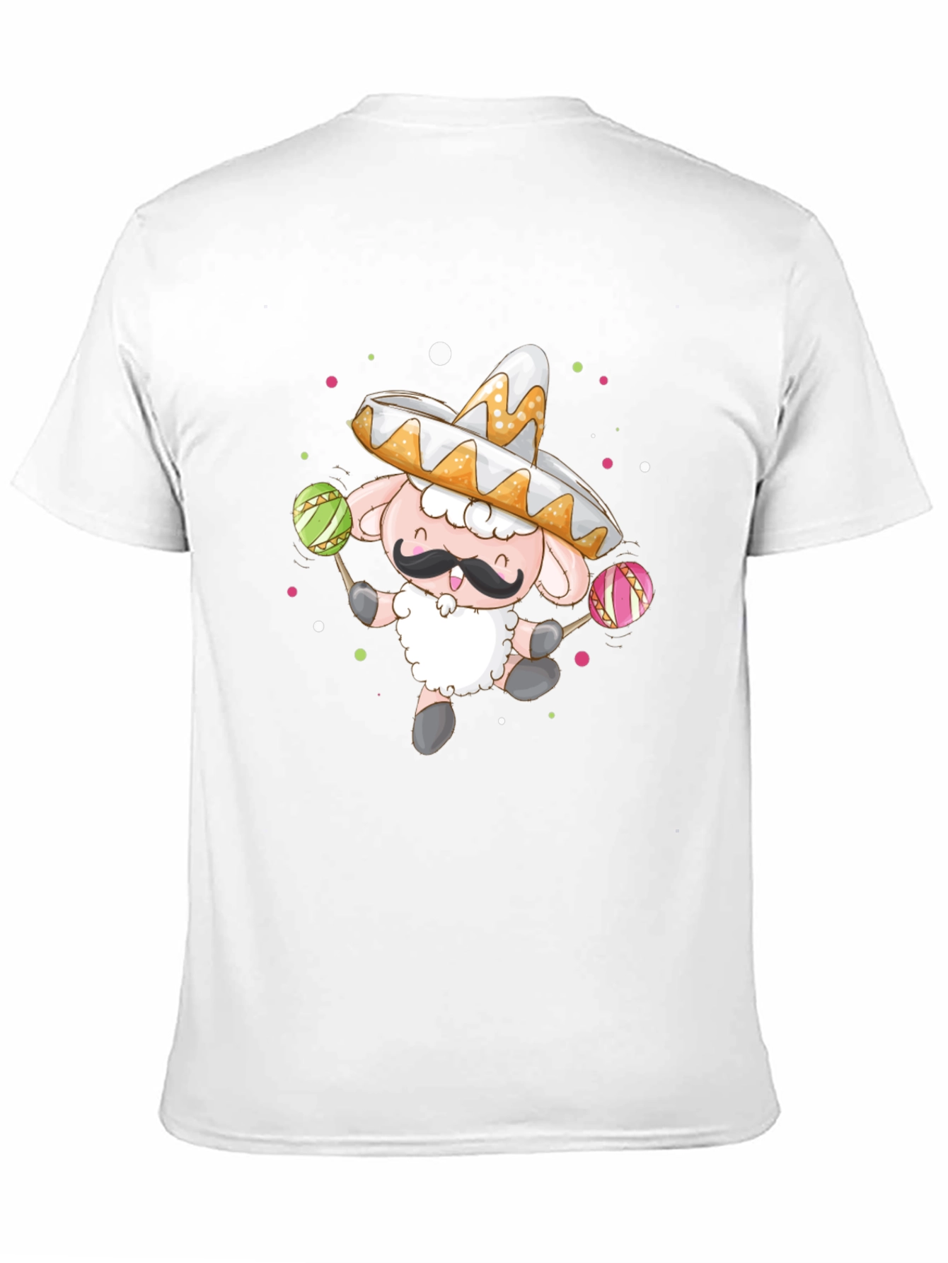 Fiesta Sheep T-Shirt - Playful Cinco de Mayo Style