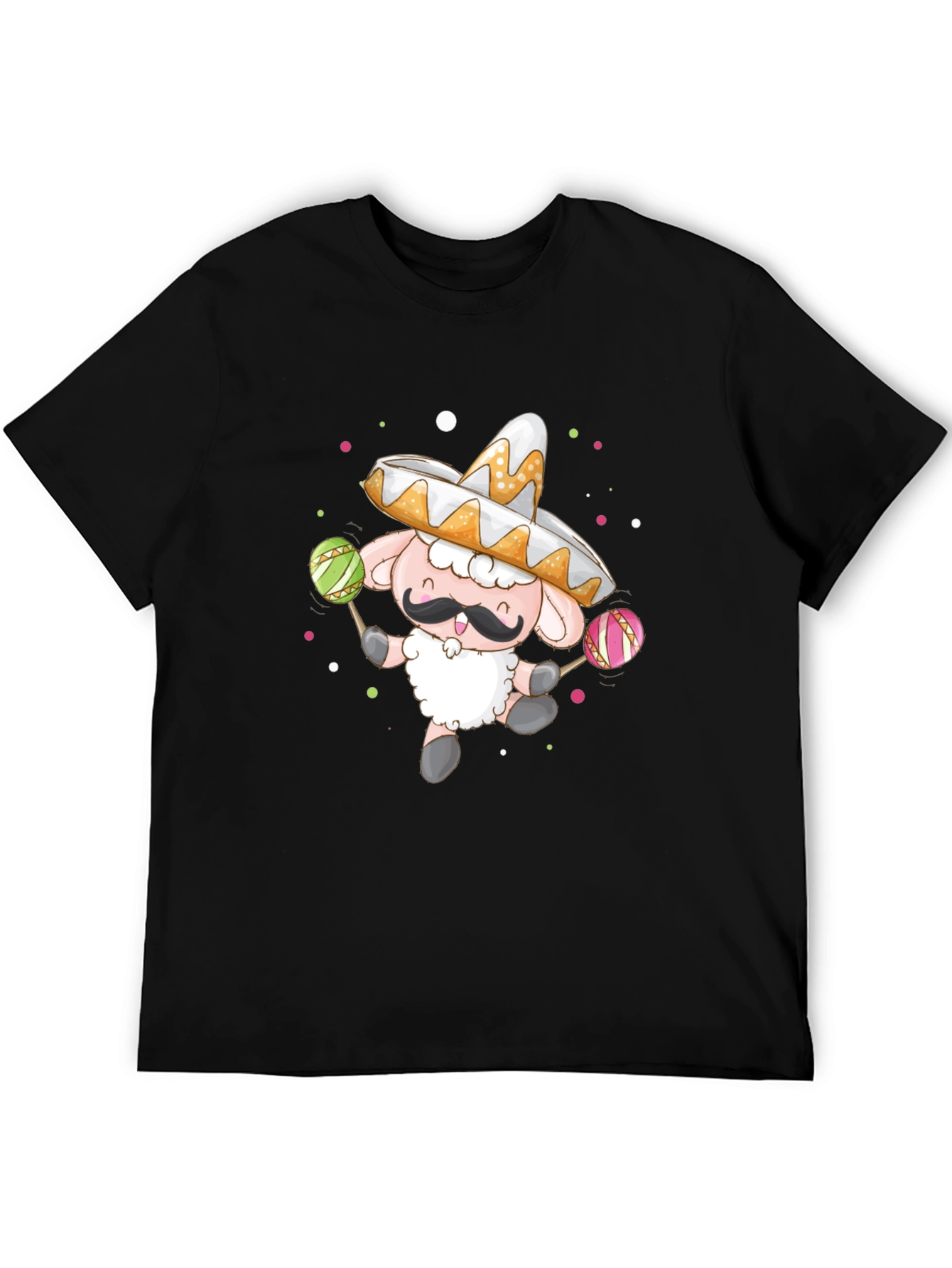 Fiesta Sheep T-Shirt - Playful Cinco de Mayo Style