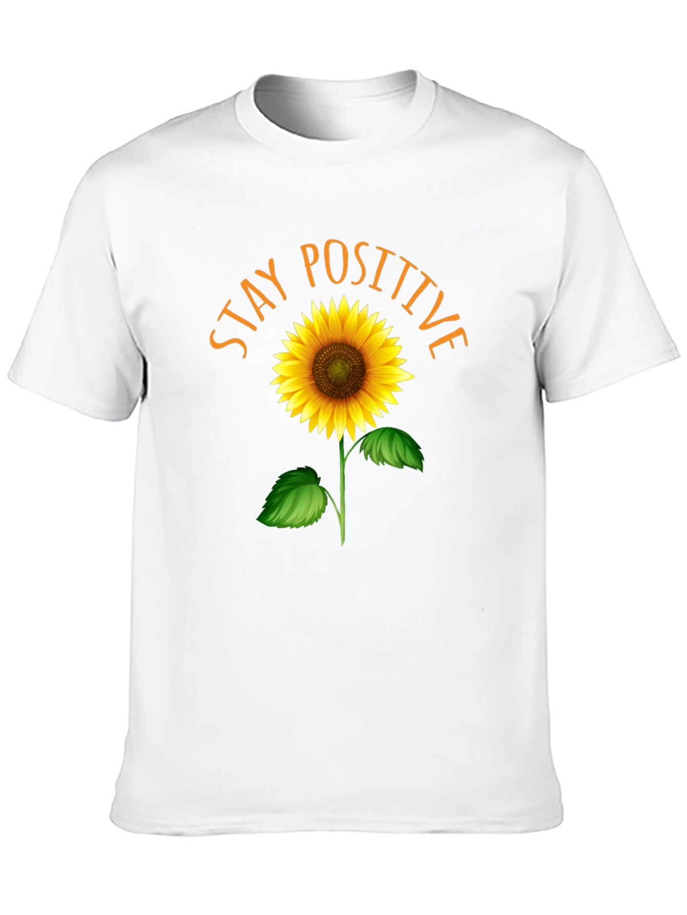 Stay Positive Sunflower Graphic Tee