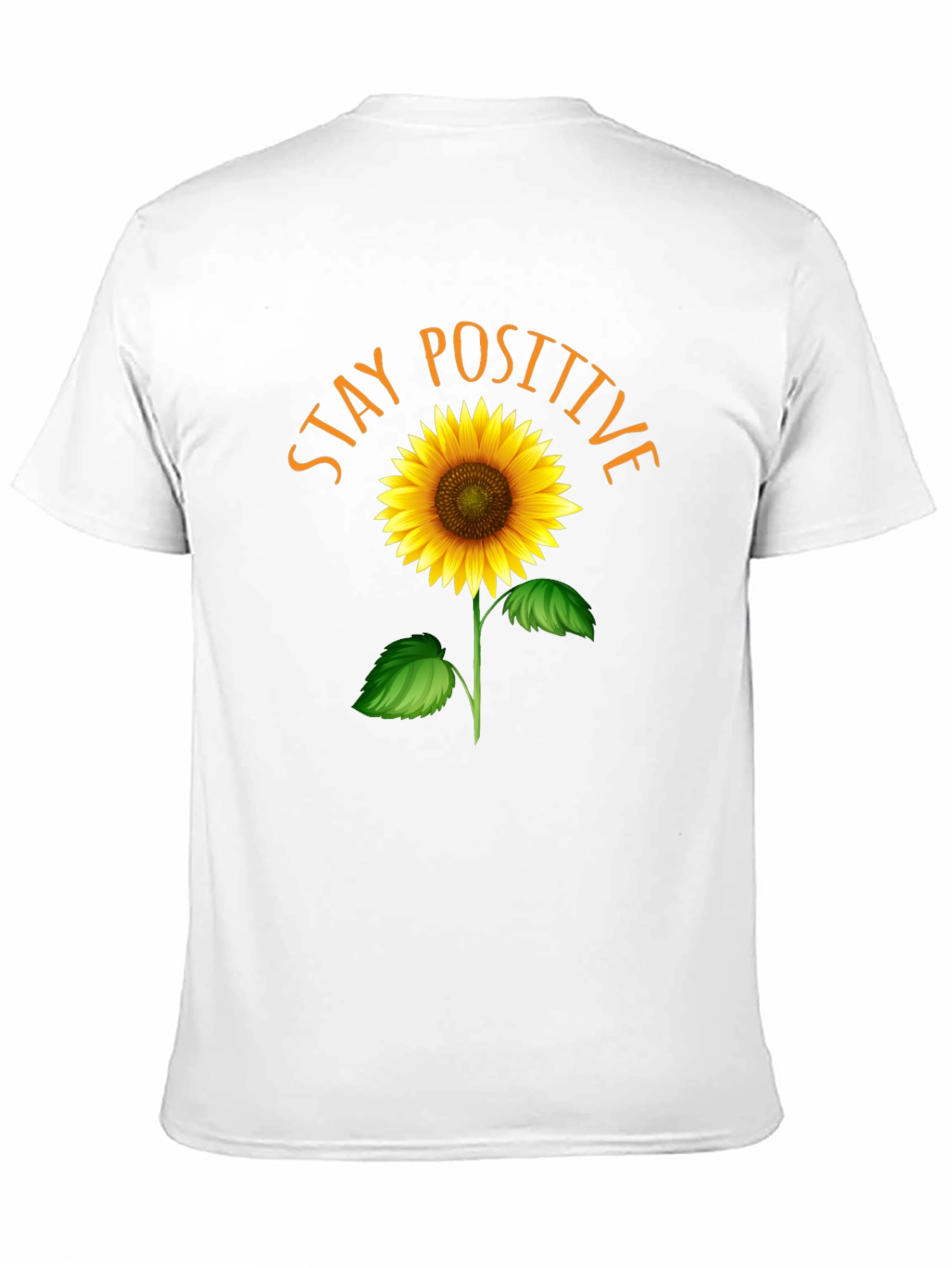 Stay Positive Sunflower Graphic Tee