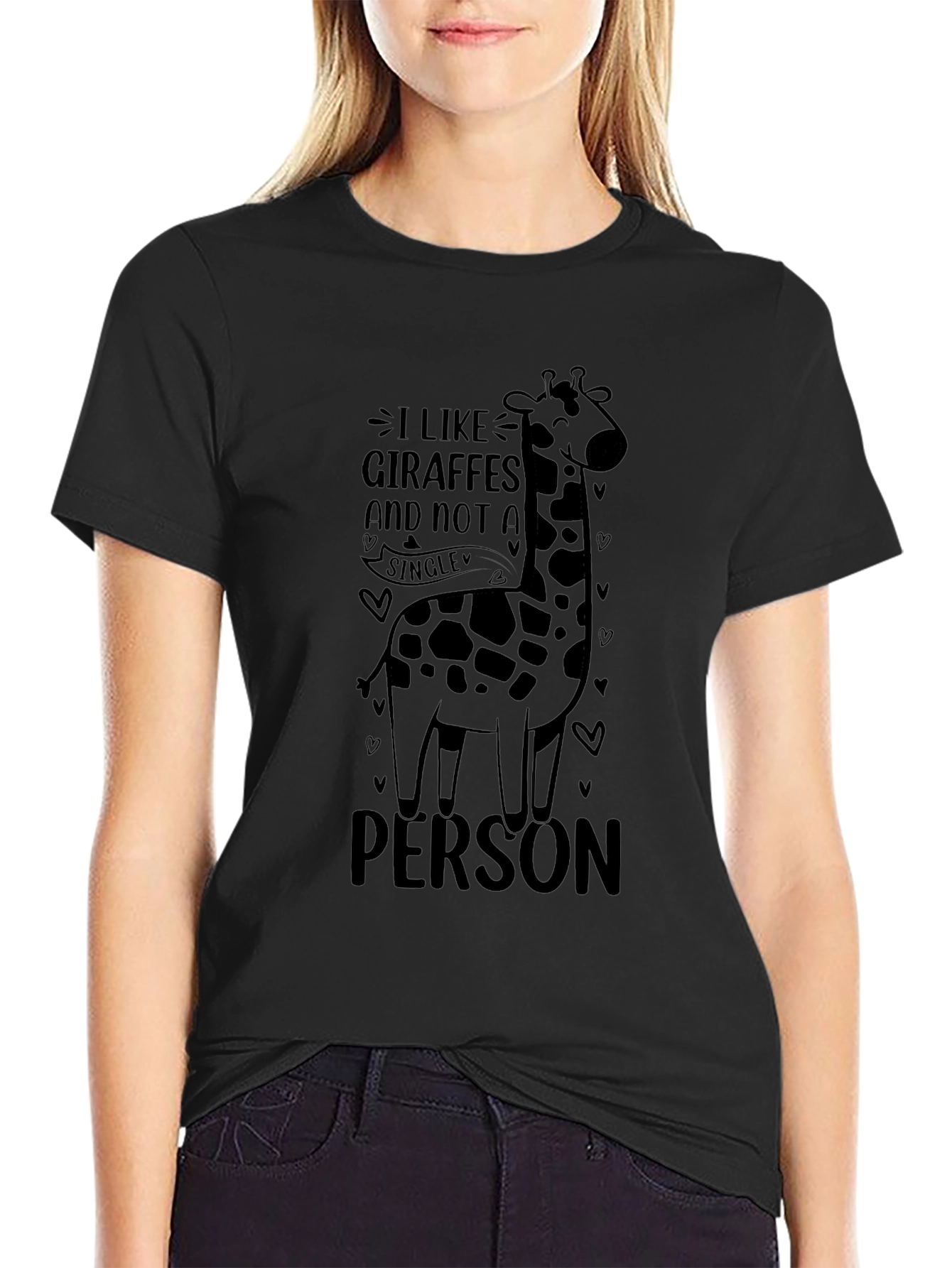 Giraffe Lover T-Shirt - I Like Giraffes Funny Tee