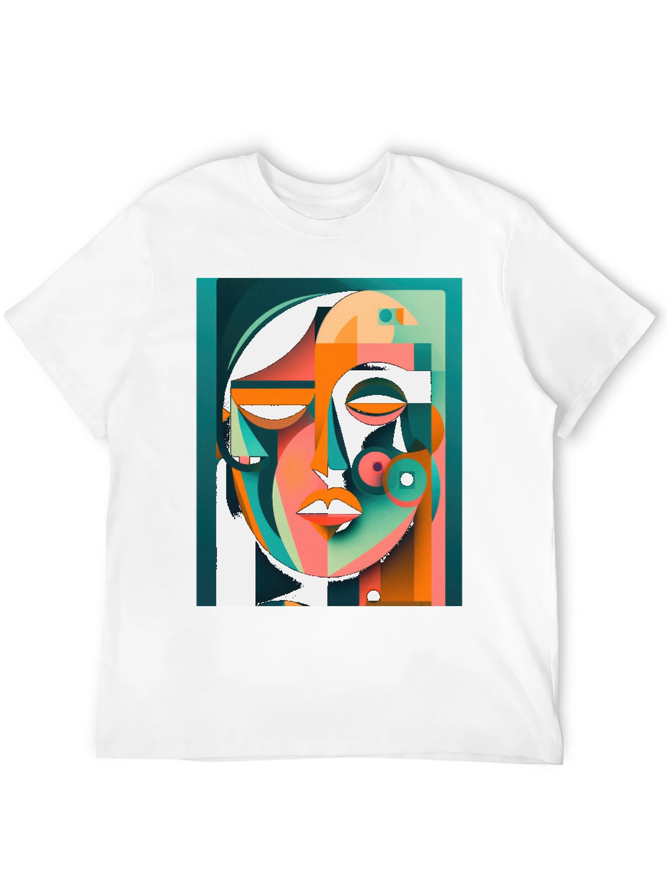 Abstract Art Face Graphic Tee