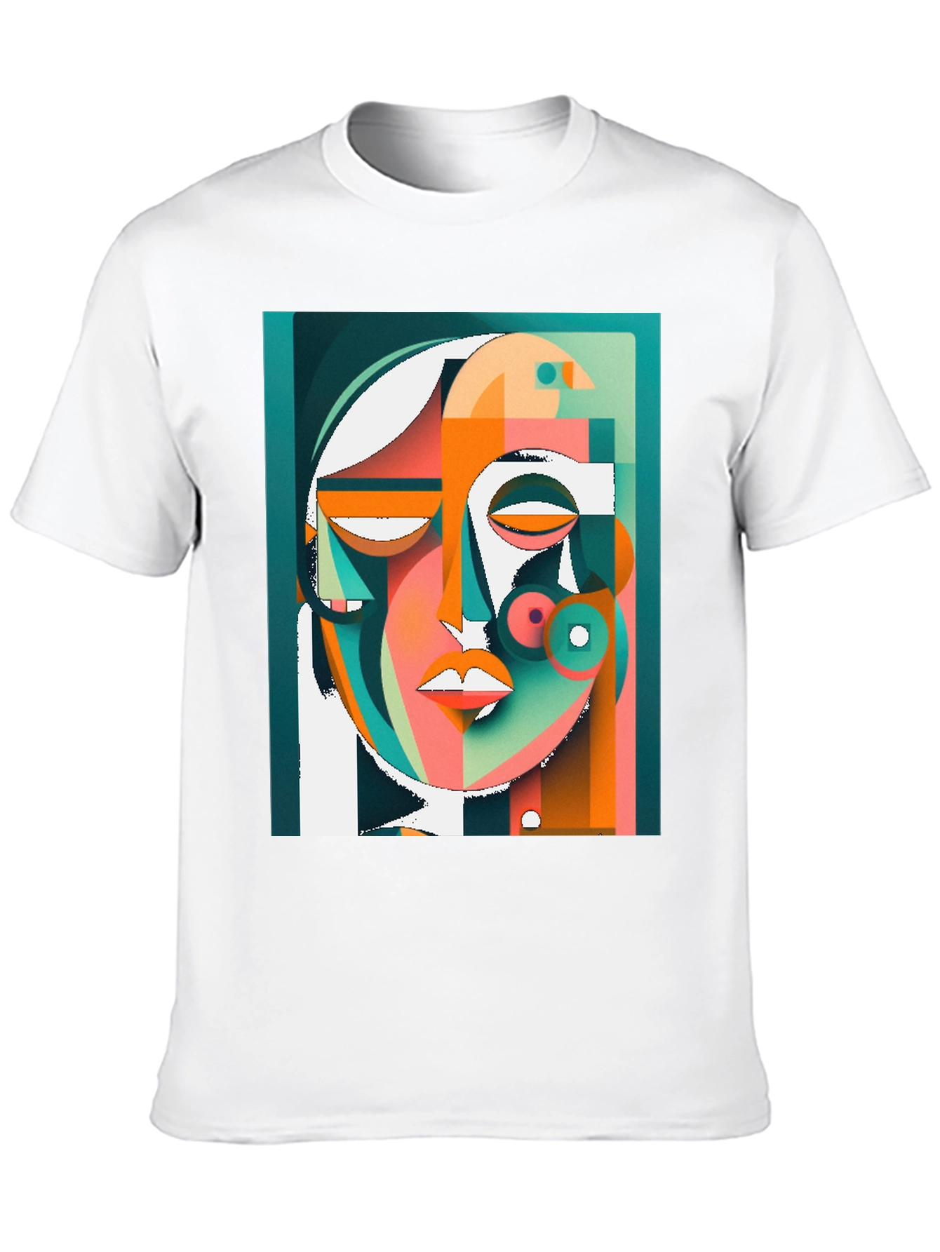 Abstract Art Face Graphic Tee