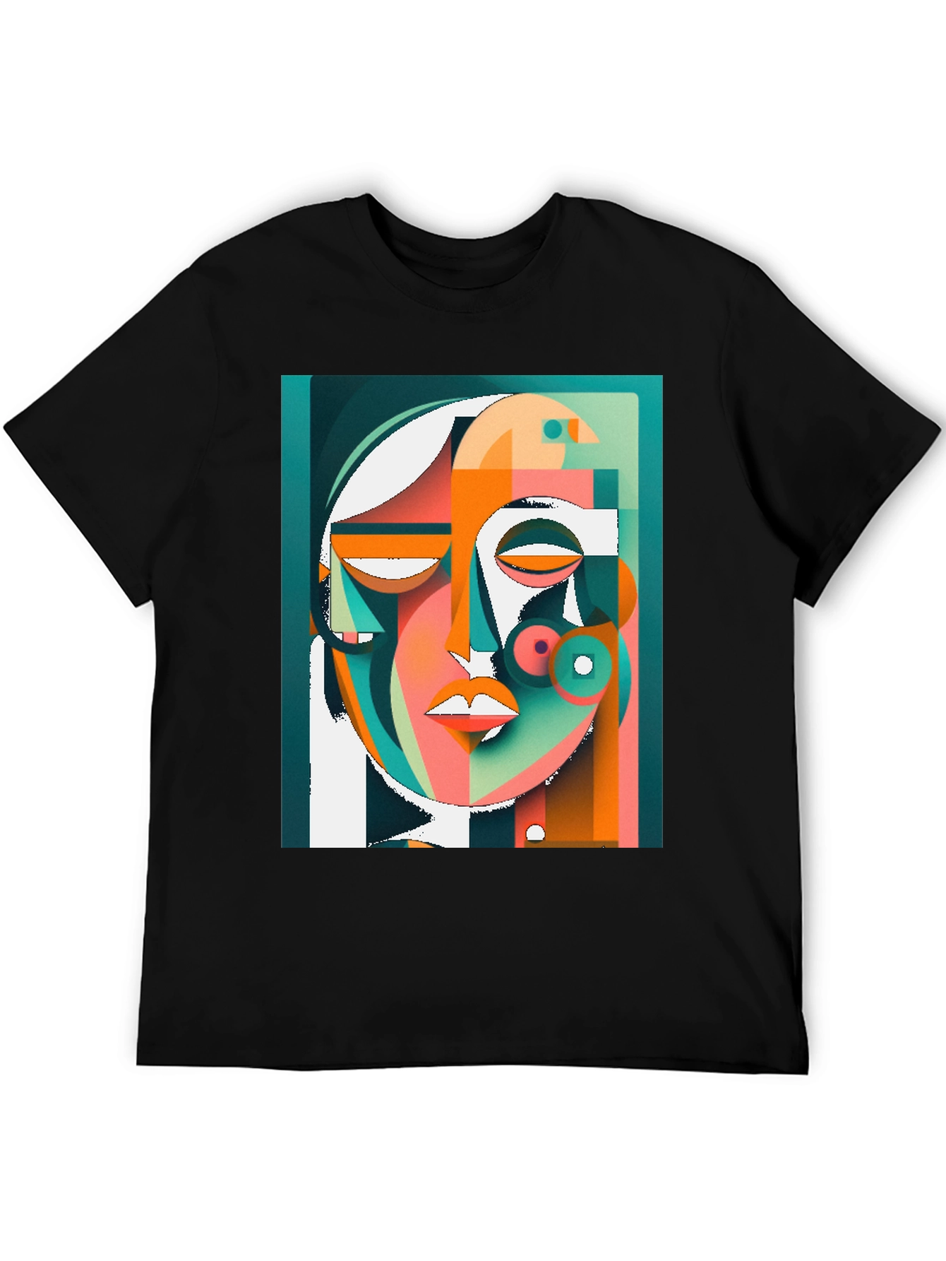 Abstract Art Face Graphic Tee