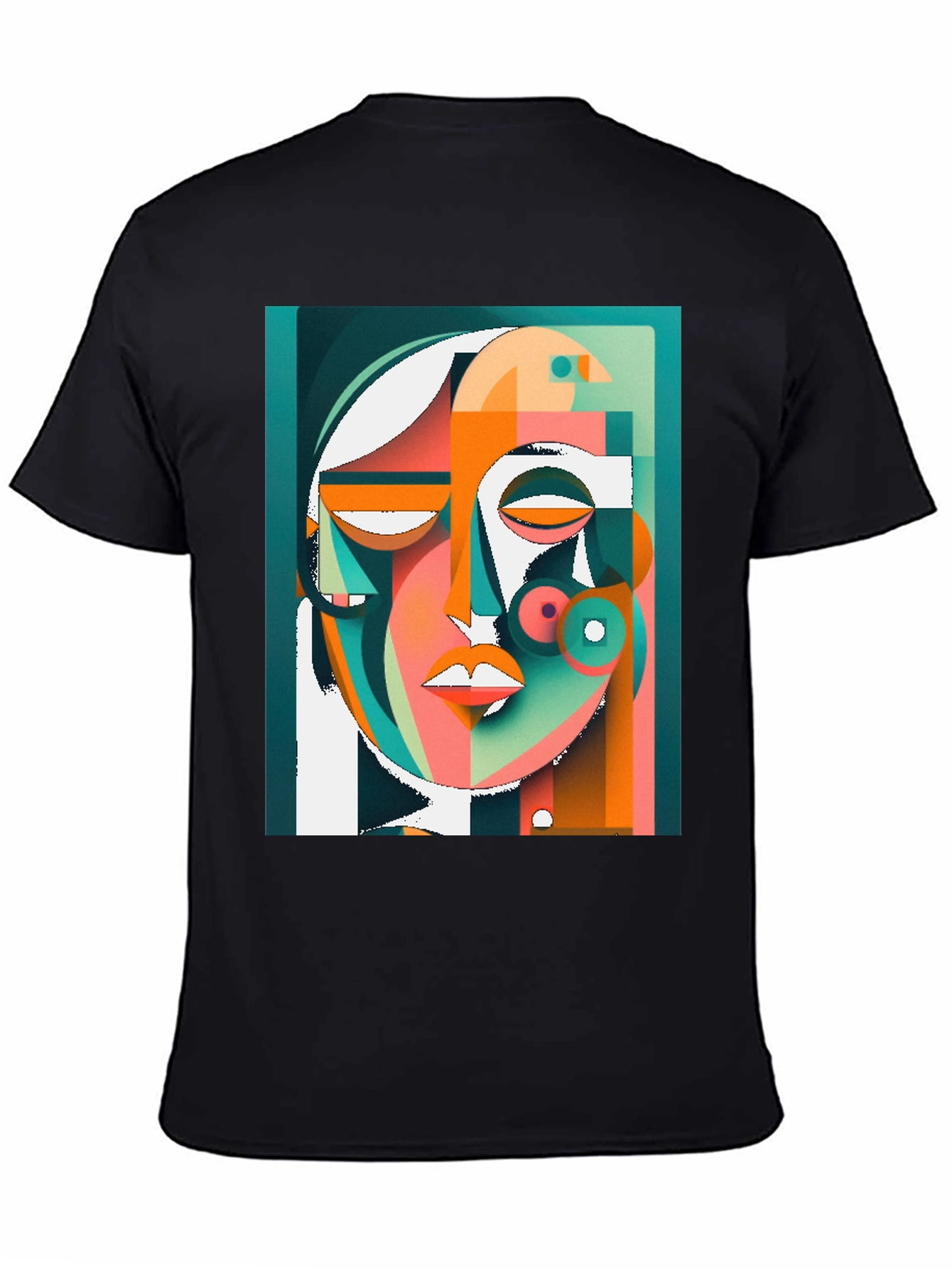 Abstract Art Face Graphic Tee