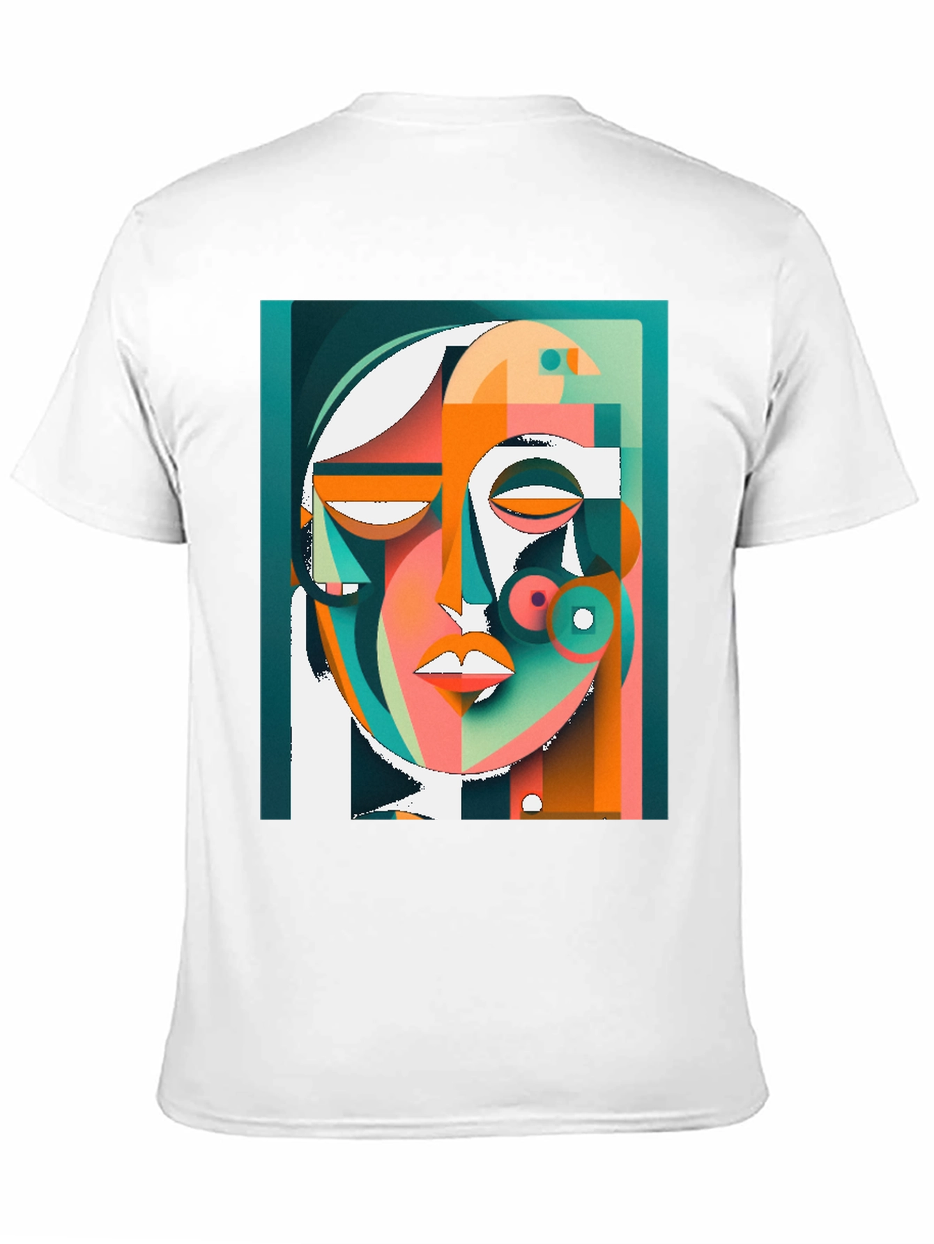 Abstract Art Face Graphic Tee