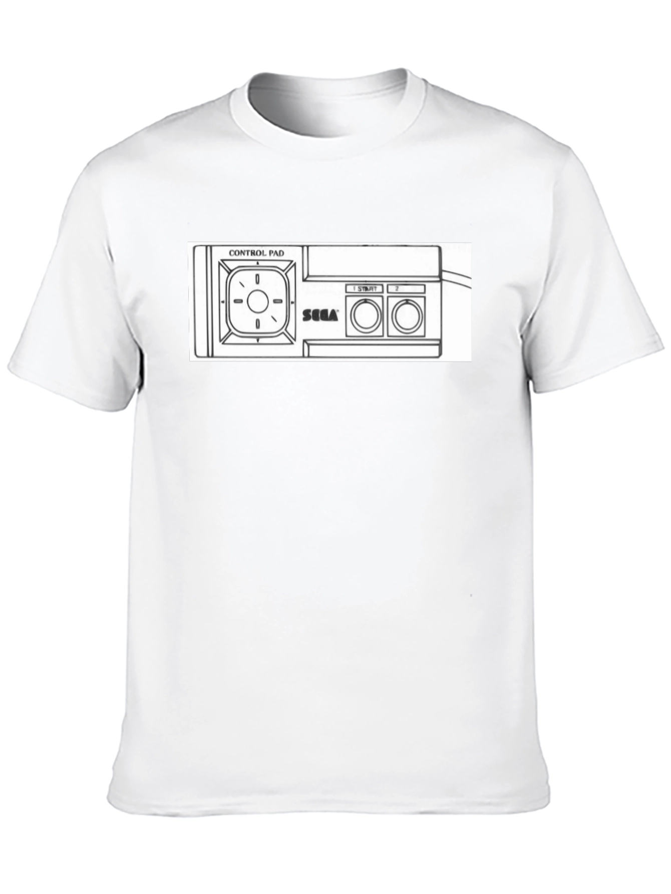 Sega Genesis Controller Graphic T-Shirt - Retro Gaming