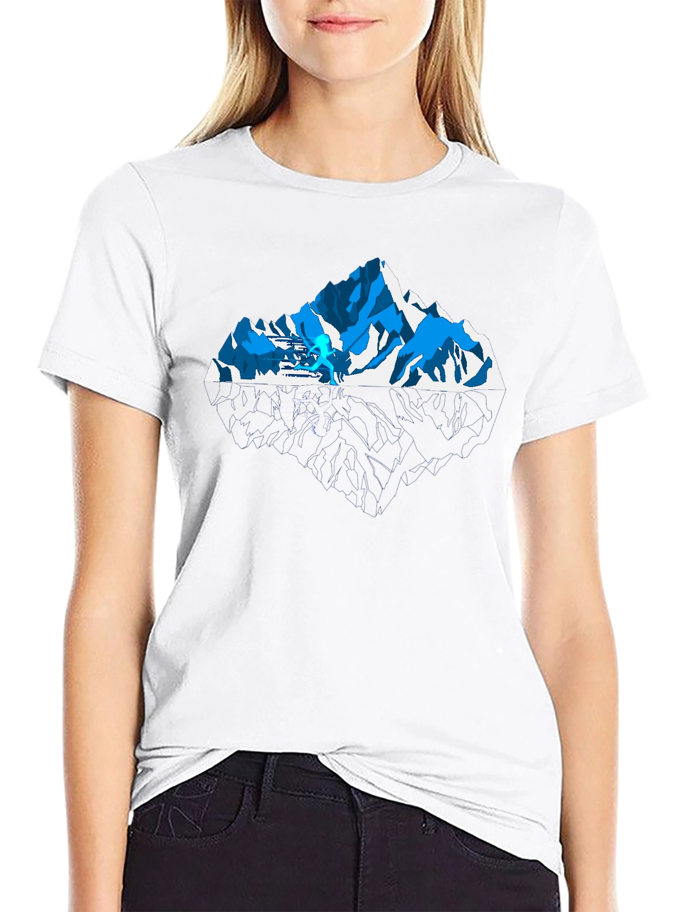 Mountain Trail Run T-Shirt - Black