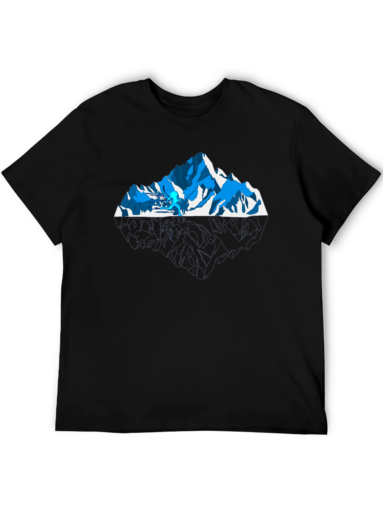 Mountain Trail Run T-Shirt - Black