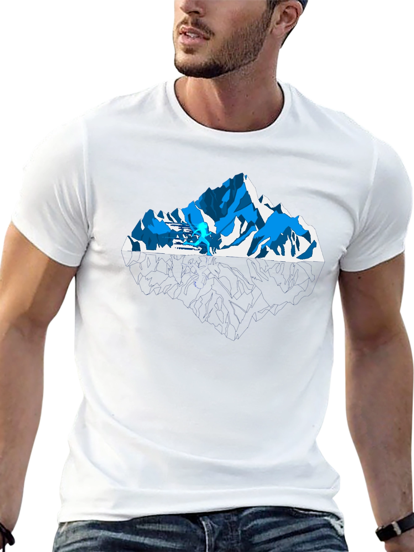 Mountain Trail Run T-Shirt - Black