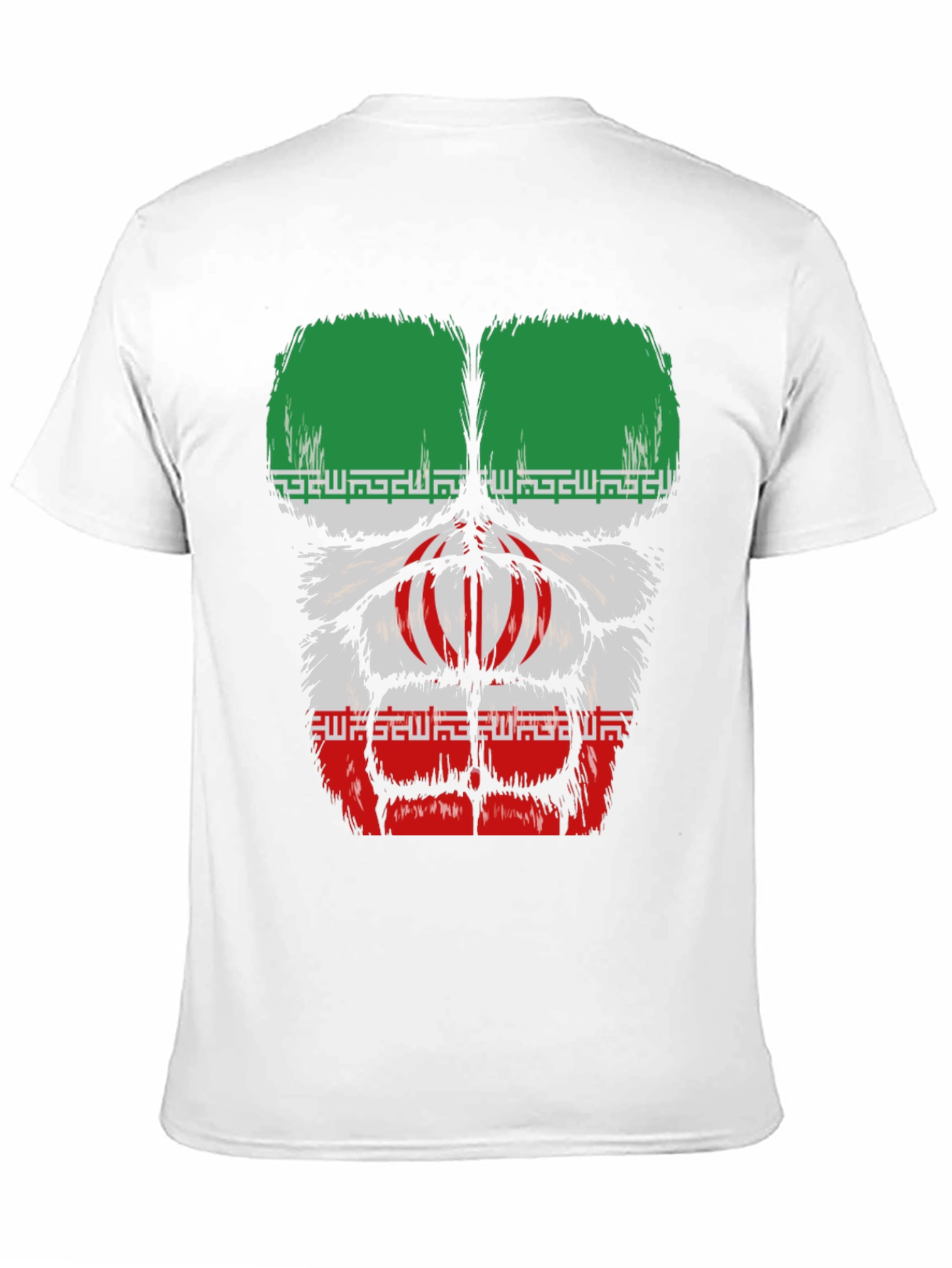 Iran Flag Gorilla Chest T-Shirt