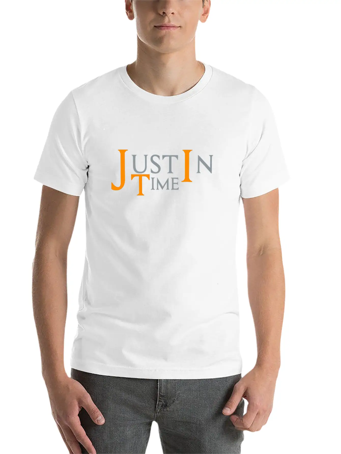 Justintime Bright Unisex Casual T-Shirt – Clean Design For Daily Comfort