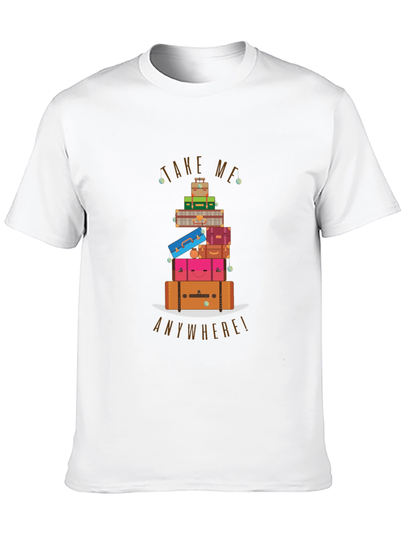 Travel Stack Graphic T-Shirt - Take Me Anywhere