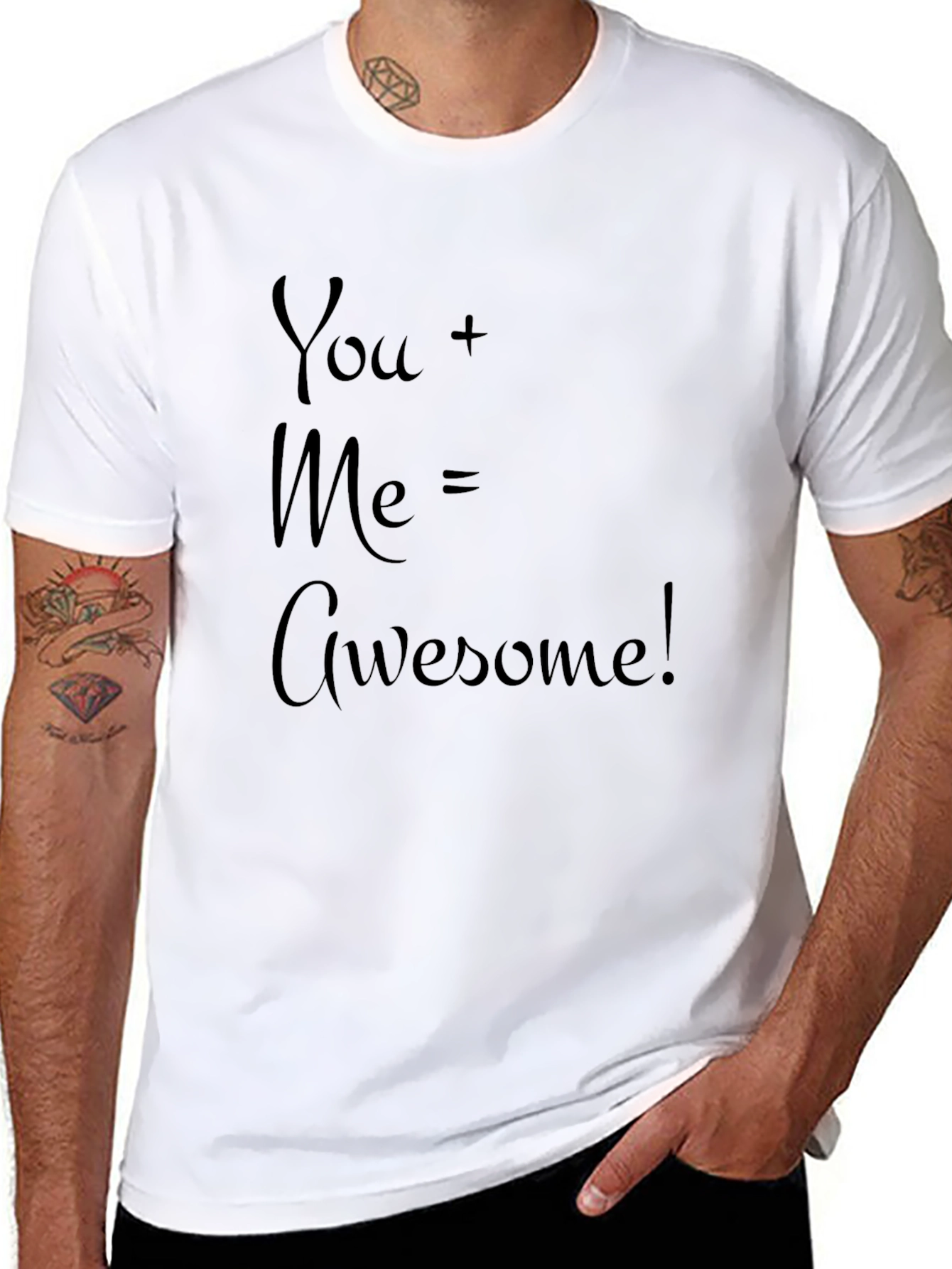 You + Me = Awesome! Graphic Tee