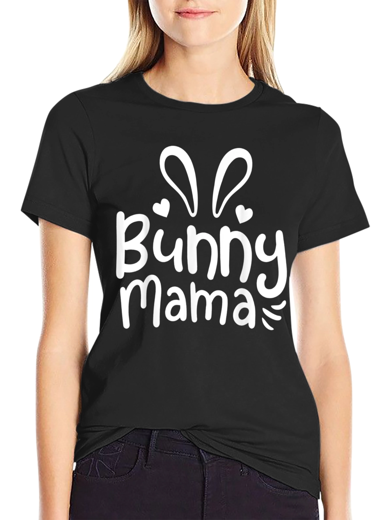 Bunny Mama Graphic T-Shirt - Easter Holiday Apparel
