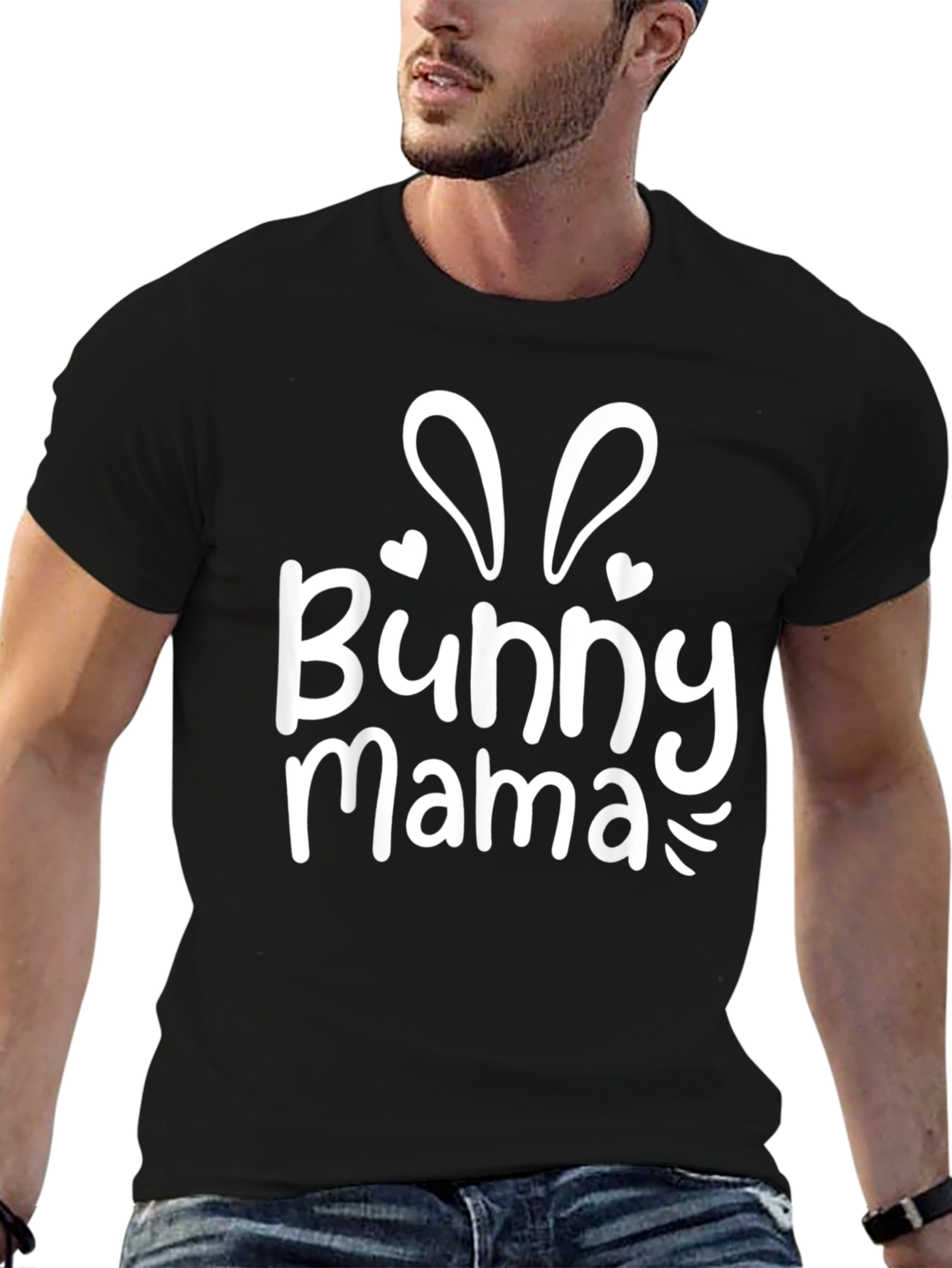 Bunny Mama Graphic T-Shirt - Easter Holiday Apparel