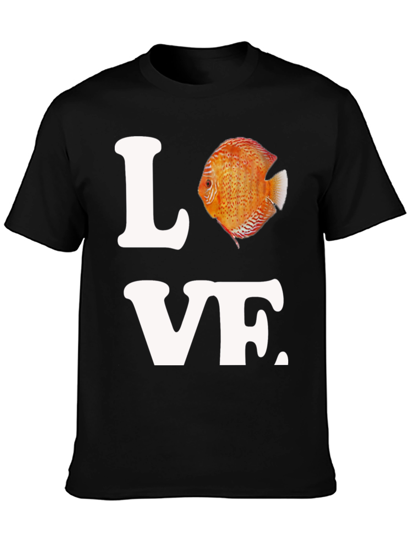 Love Discus Fish Graphic T-Shirt