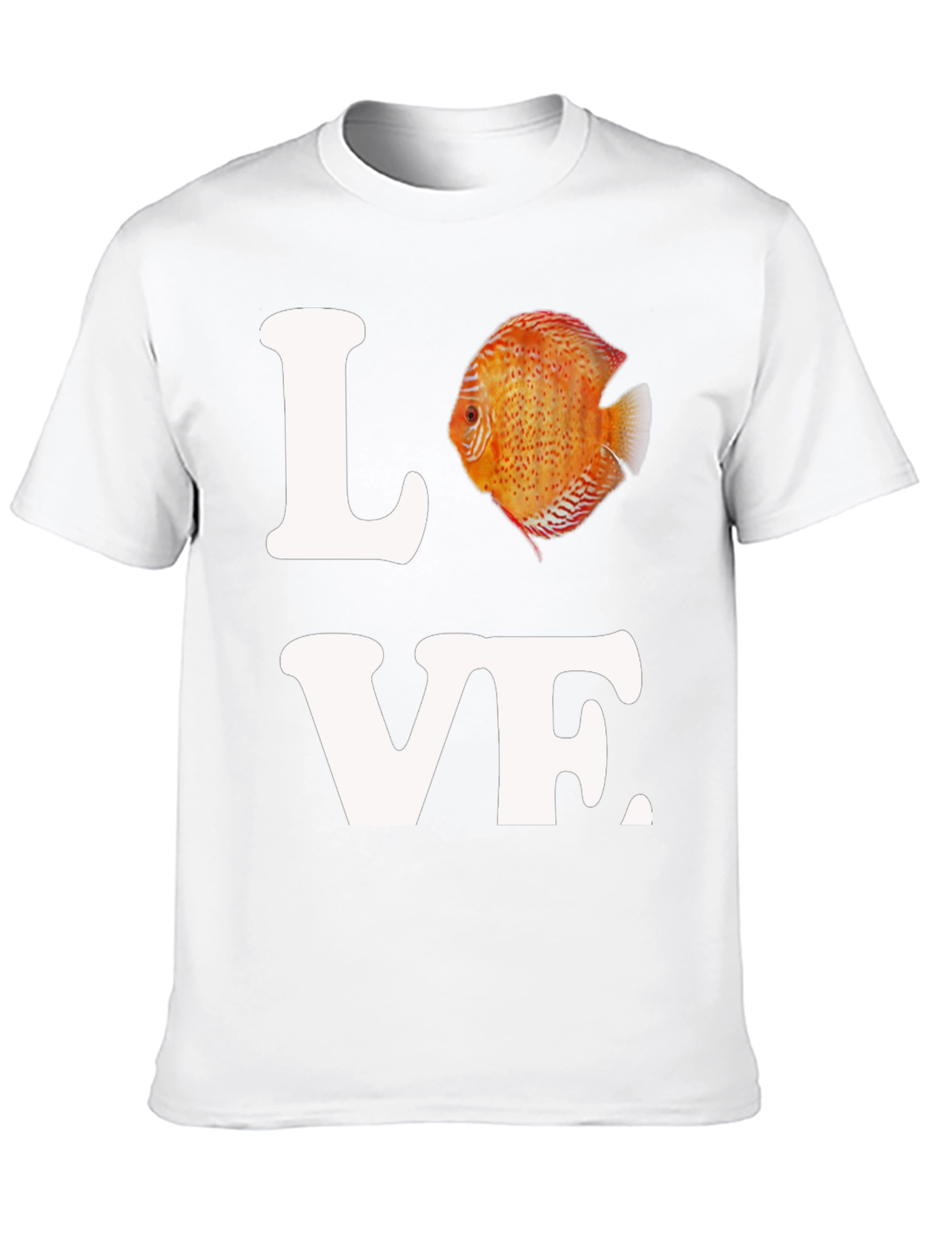 Love Discus Fish Graphic T-Shirt