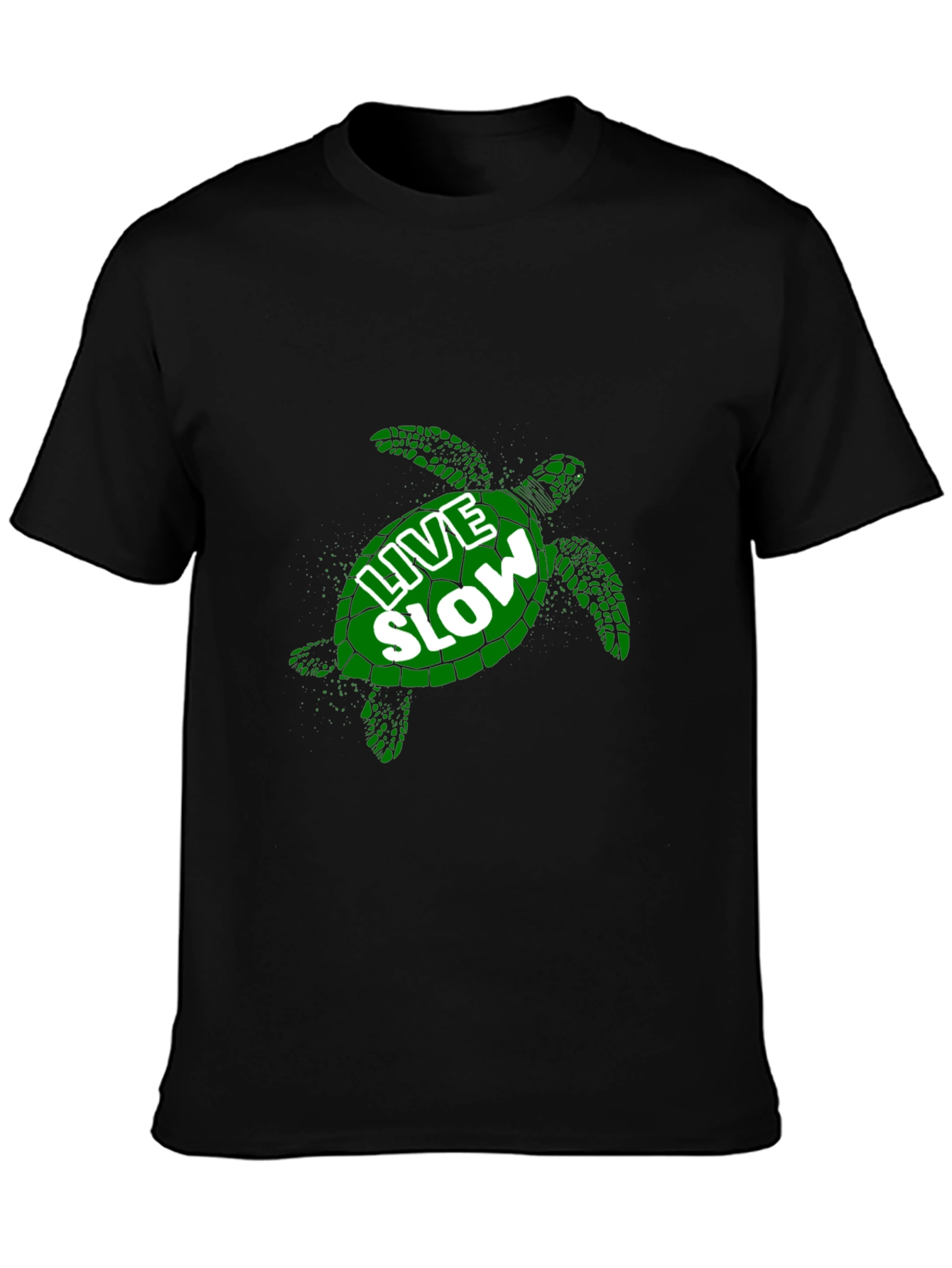 Live Slow Turtle Graphic Tee