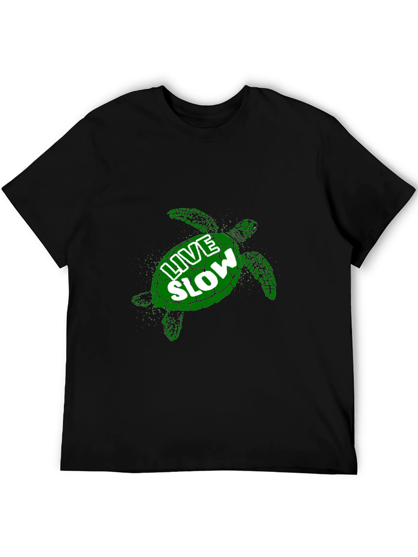 Live Slow Turtle Graphic Tee