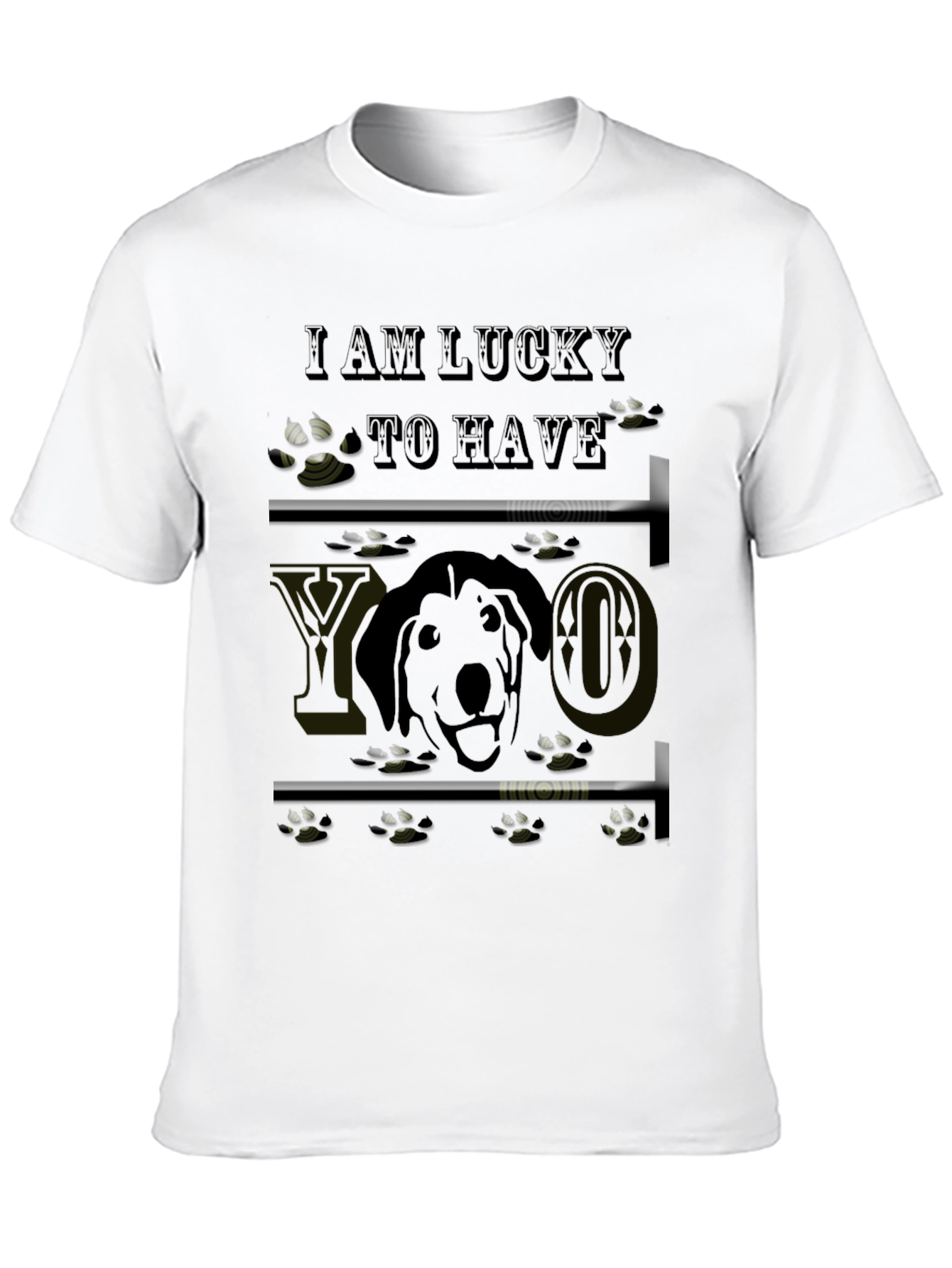 Lucky Dog Graphic T-Shirt