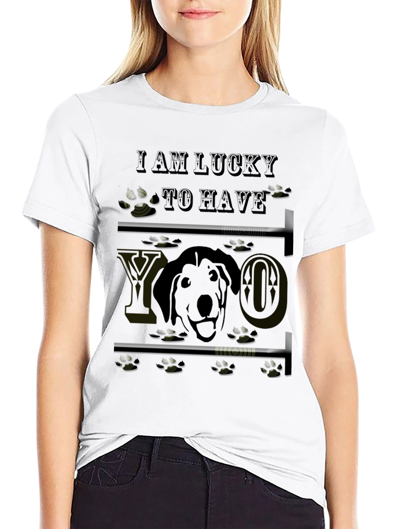 Lucky Dog Graphic T-Shirt