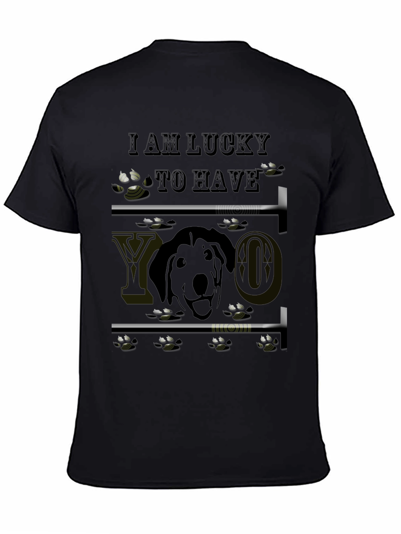 Lucky Dog Graphic T-Shirt