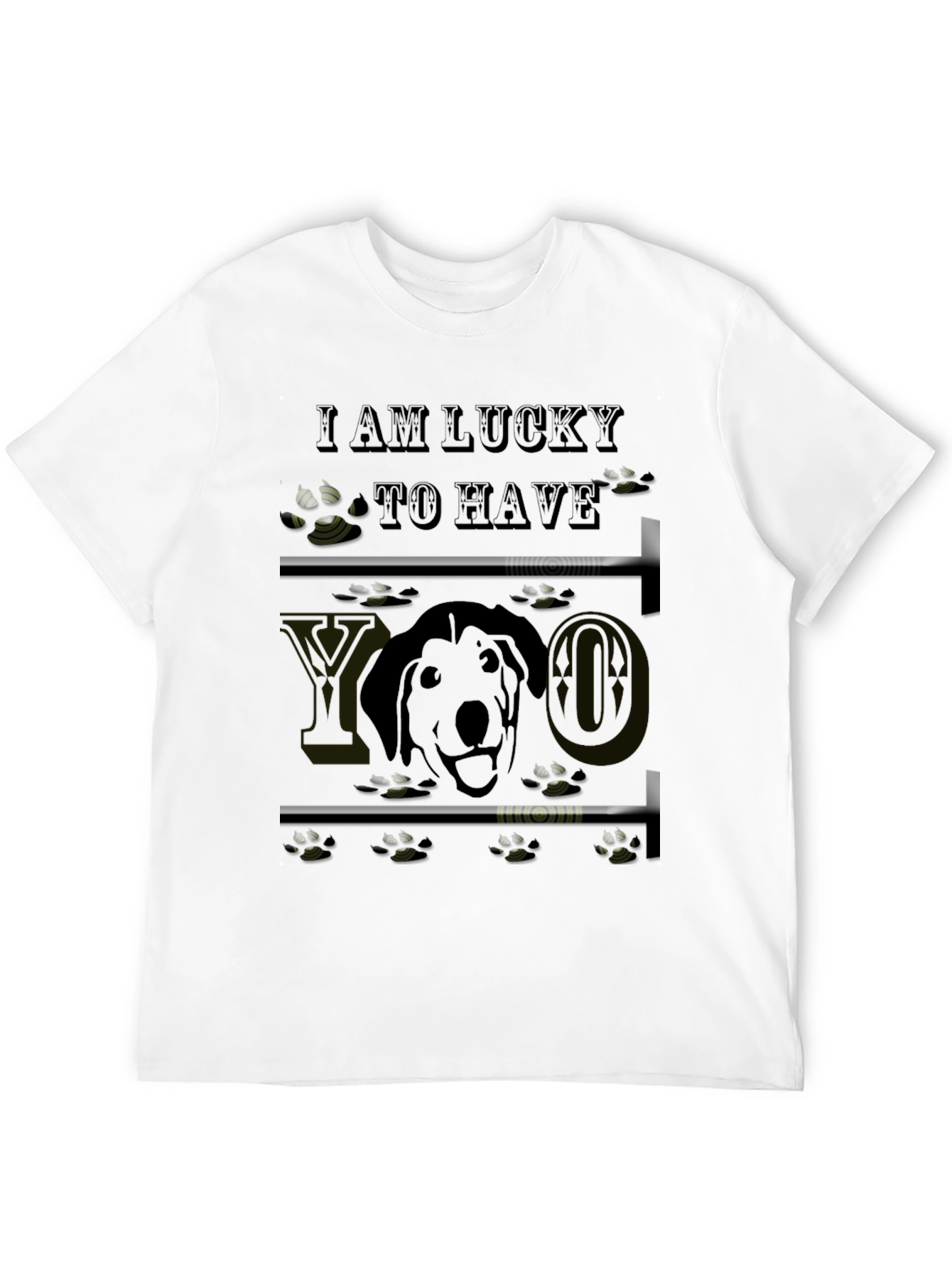 Lucky Dog Graphic T-Shirt