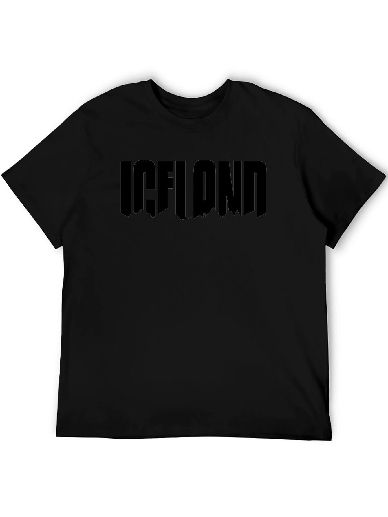 Iceland Tee - Black Graphic T-Shirt