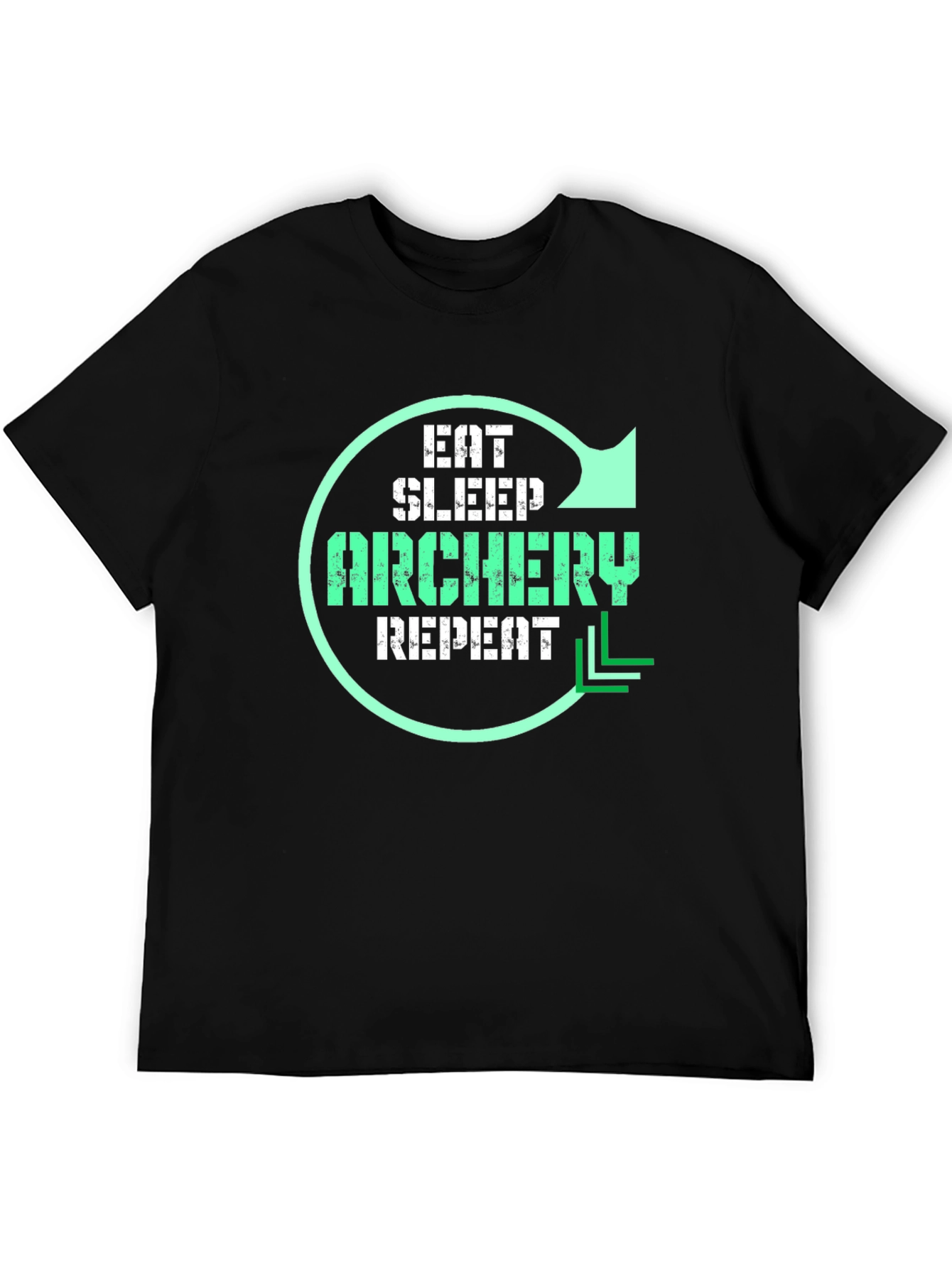 Eat Sleep Archery Repeat Graphic T-Shirt