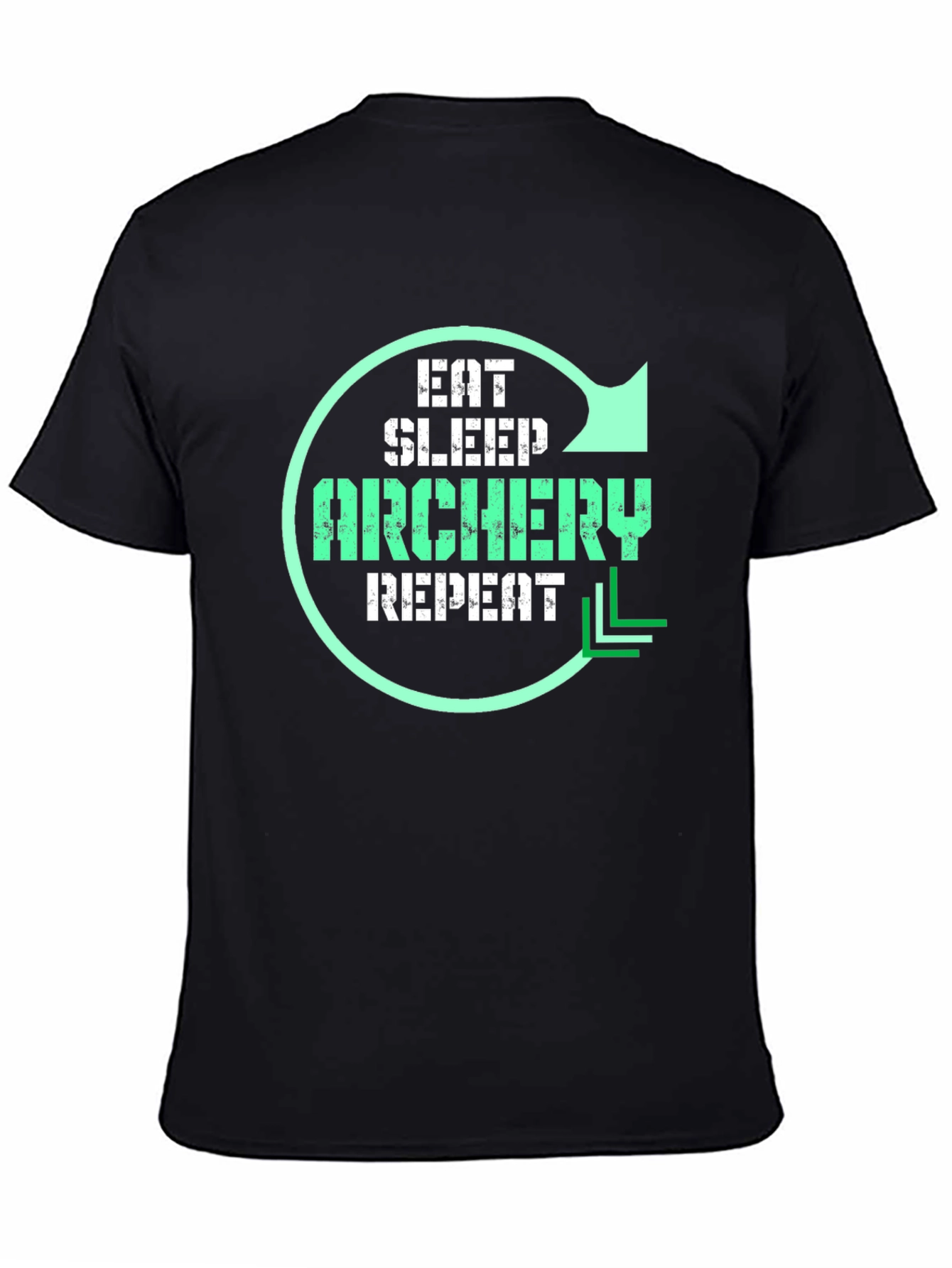 Eat Sleep Archery Repeat Graphic T-Shirt