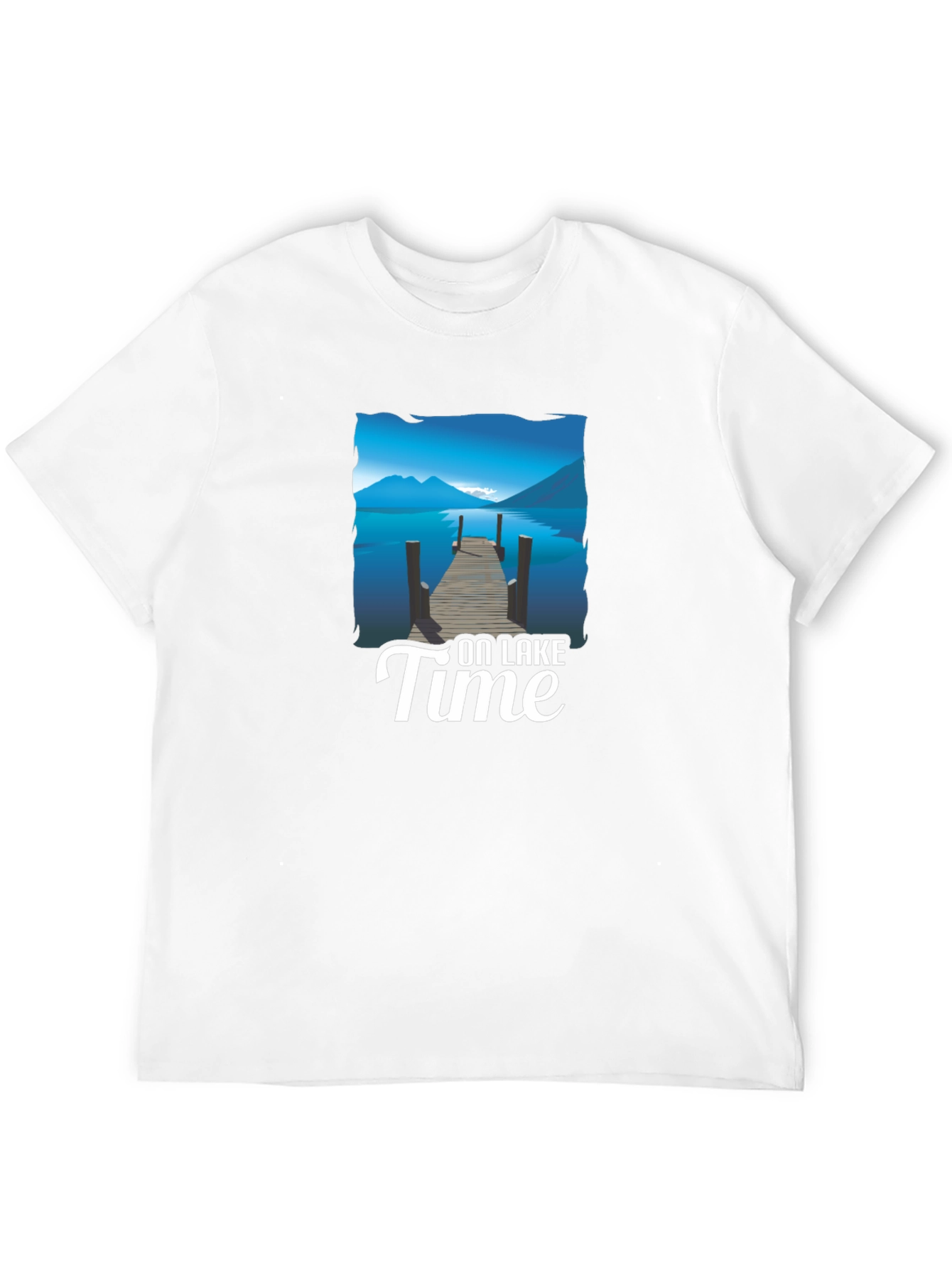 On Lake Time Graphic T-Shirt