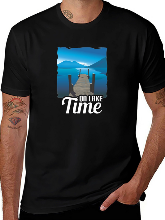 On Lake Time Graphic T-Shirt