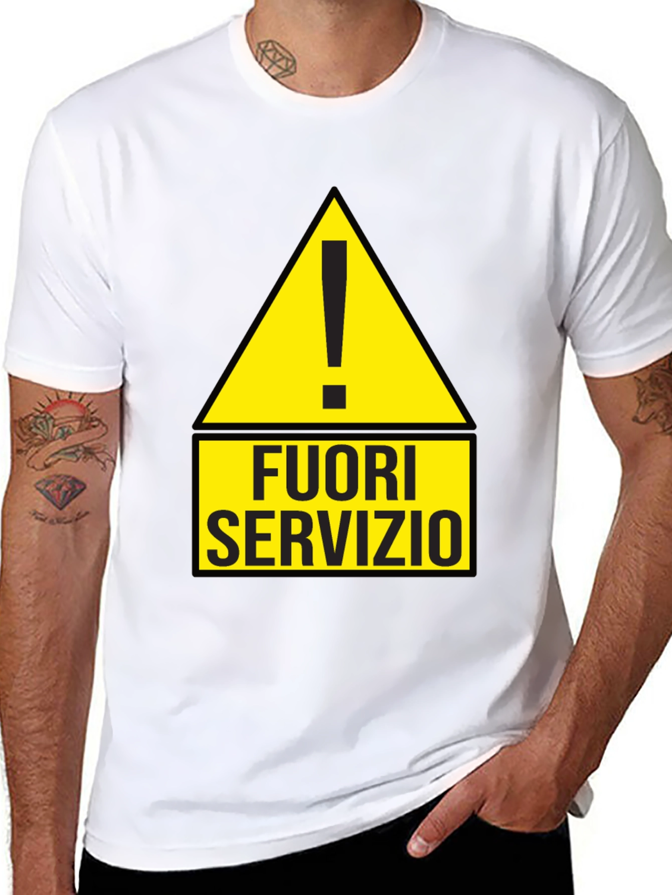 Out of Service Funny Italian Graphic Tee