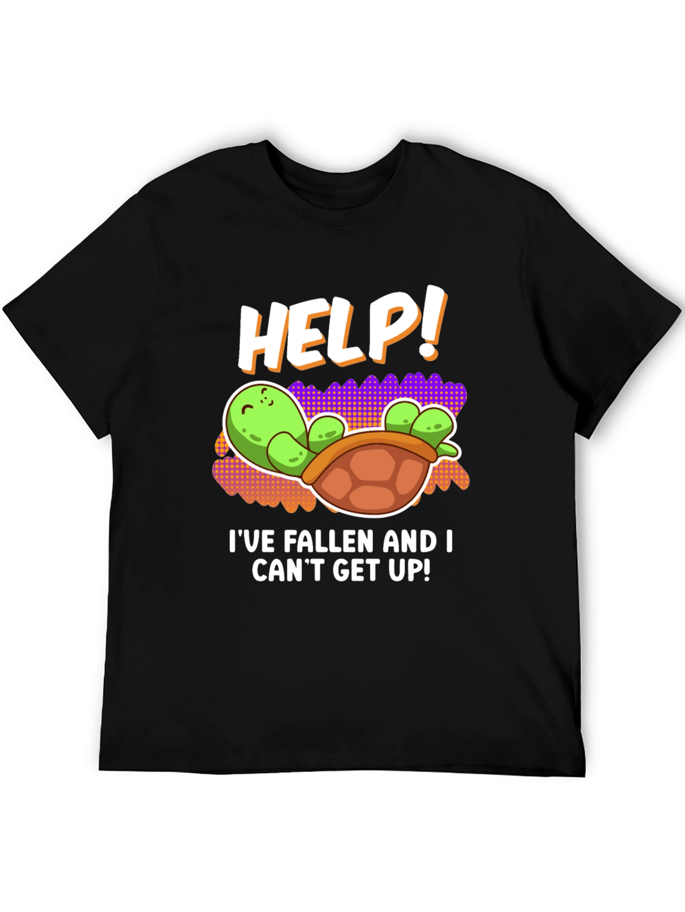 Help! Turtle Tee - Ive Fallen Humor T-Shirt
