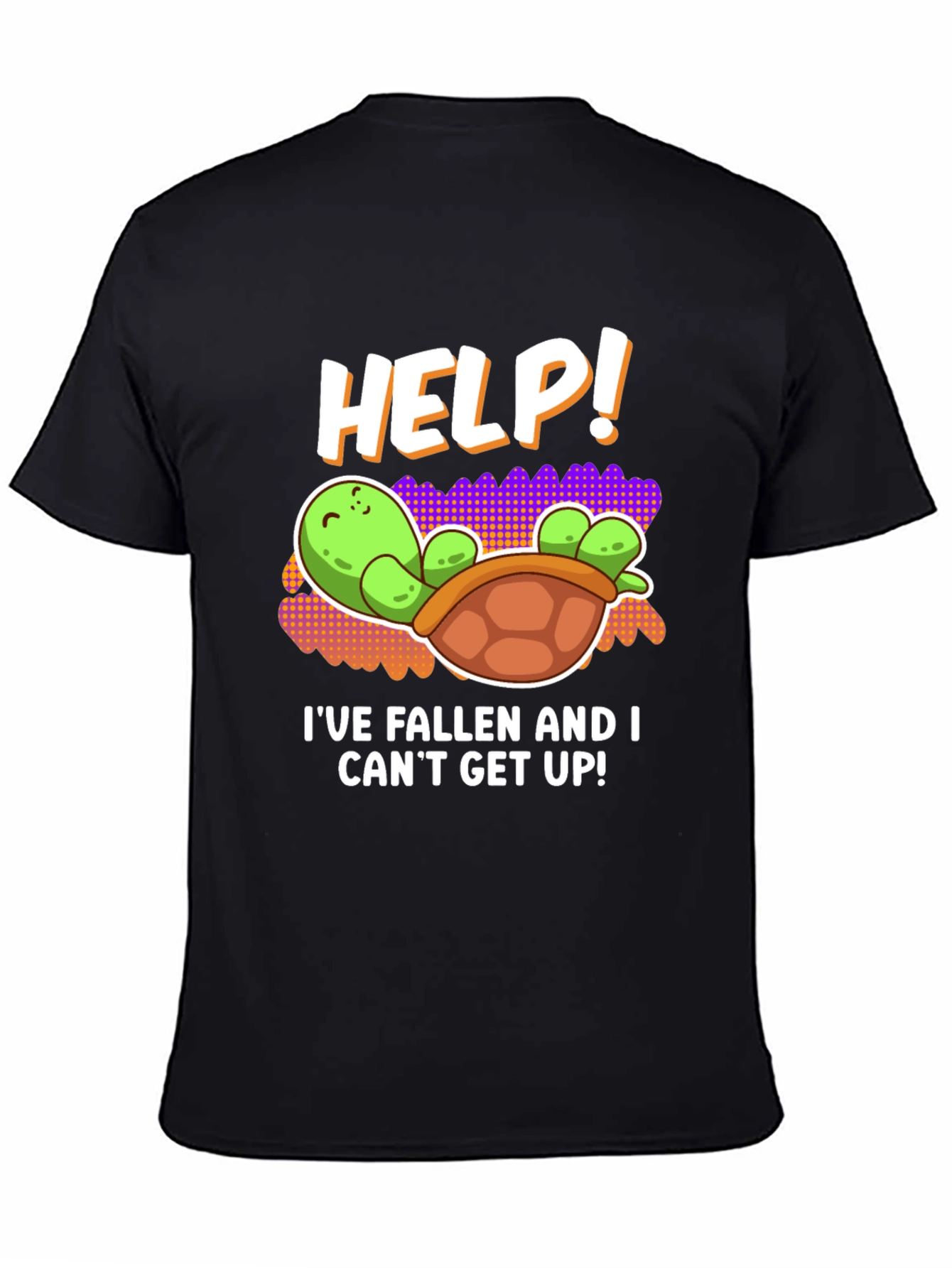 Help! Turtle Tee - Ive Fallen Humor T-Shirt