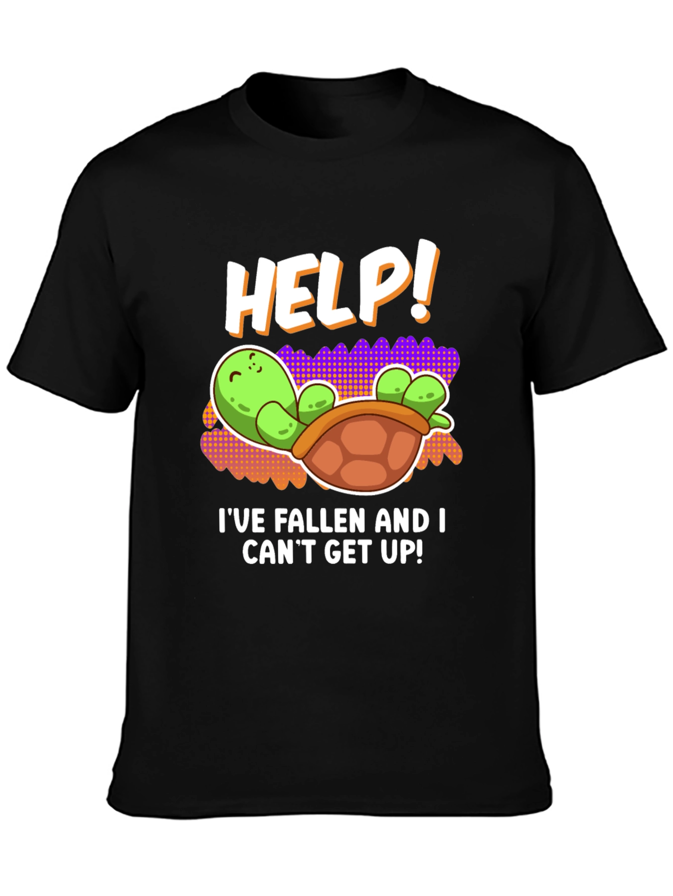 Help! Turtle Tee - Ive Fallen Humor T-Shirt