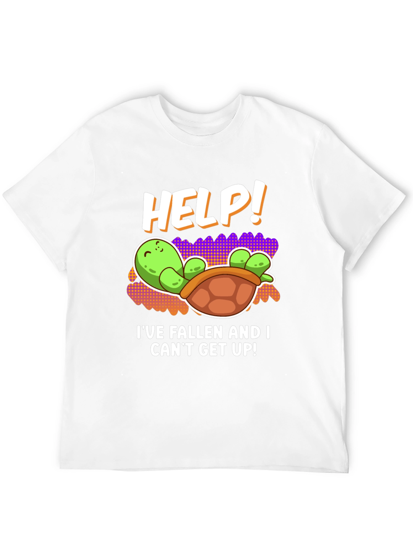 Help! Turtle Tee - Ive Fallen Humor T-Shirt
